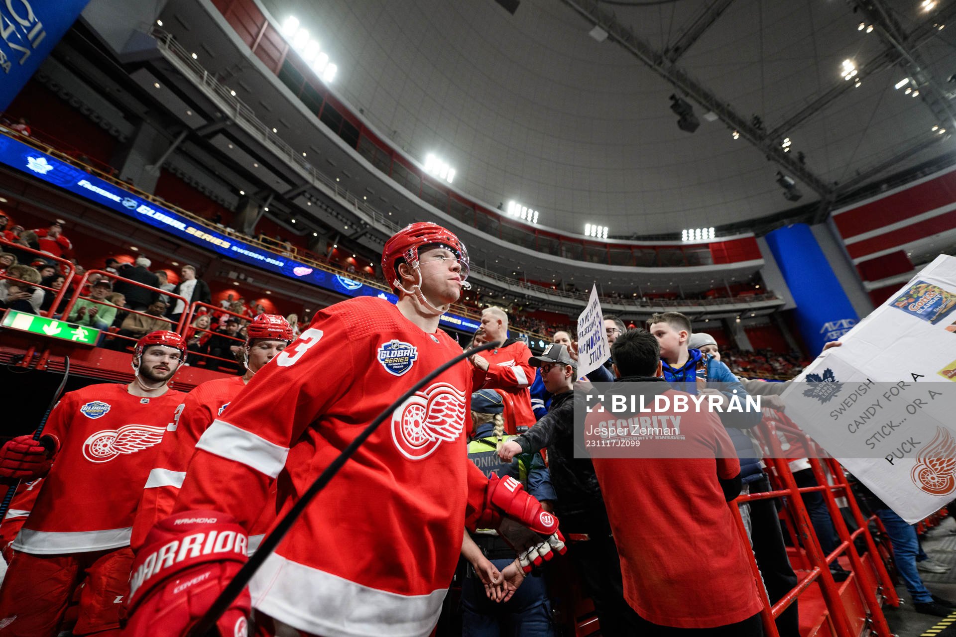 Lucas Raymond of Detroit Red Wings