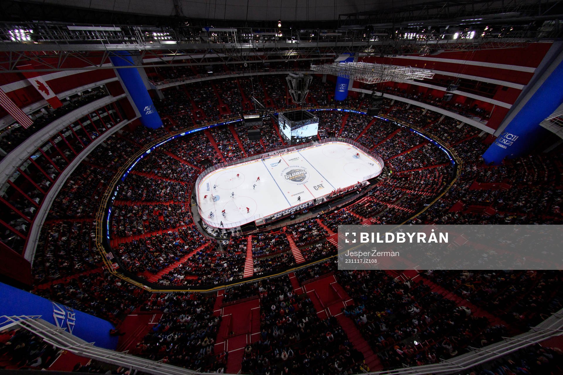 General interior view of Avicii Arena