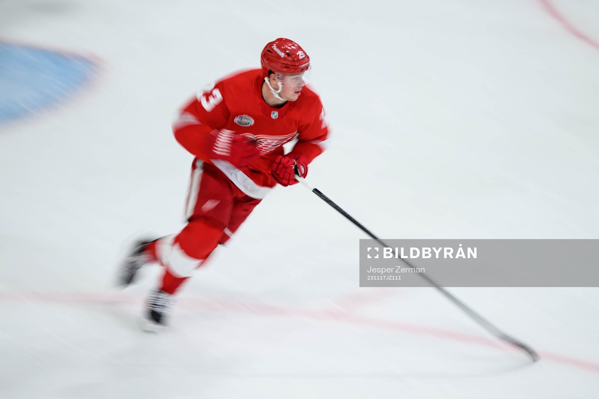 Lucas Raymond of Detroit Red Wings