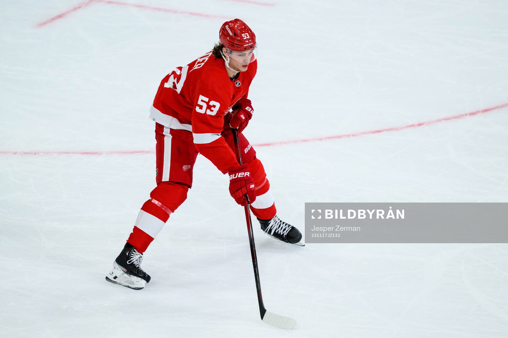 Moritz Seider of Detroit Red Wings