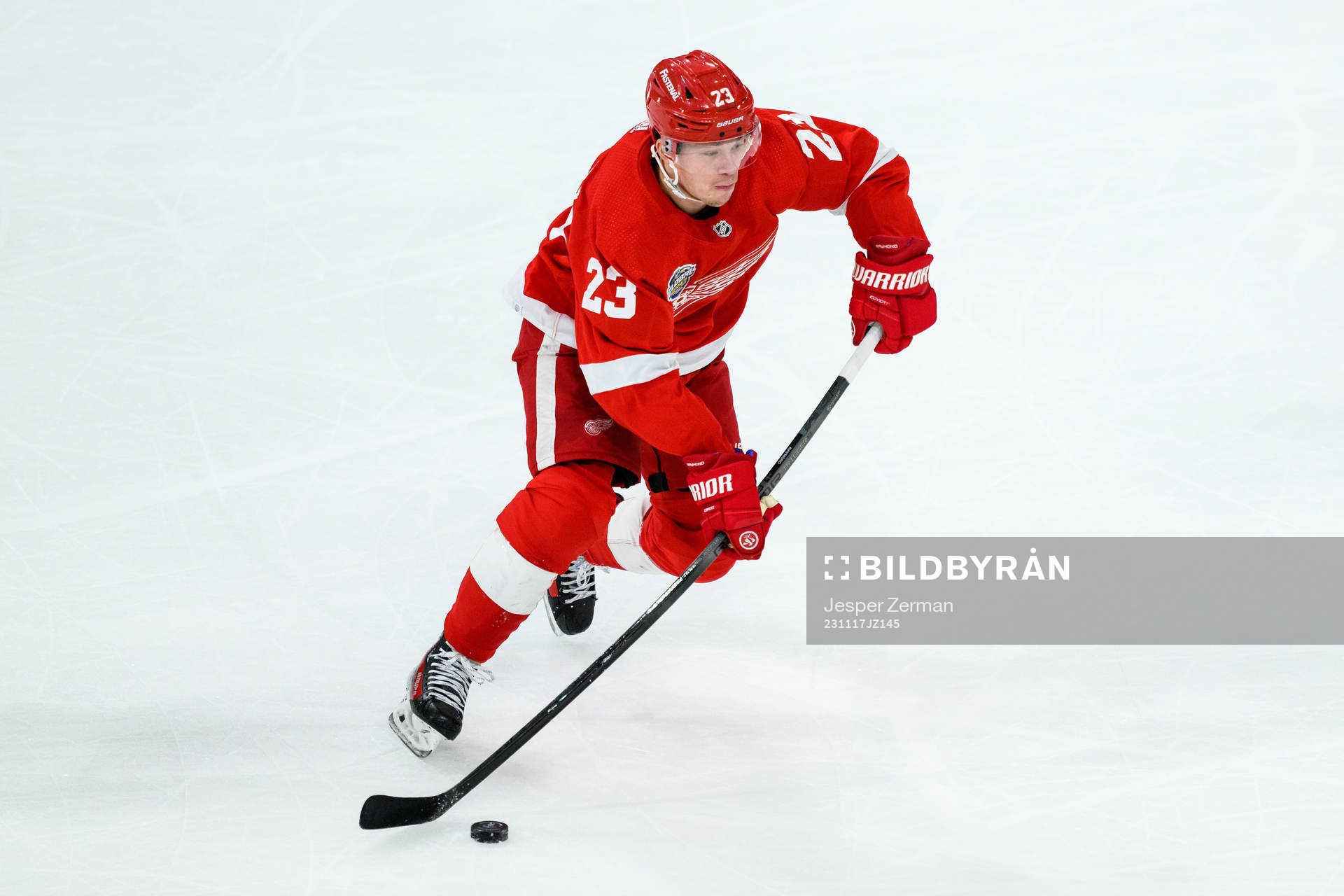 Lucas Raymond of Detroit Red Wings