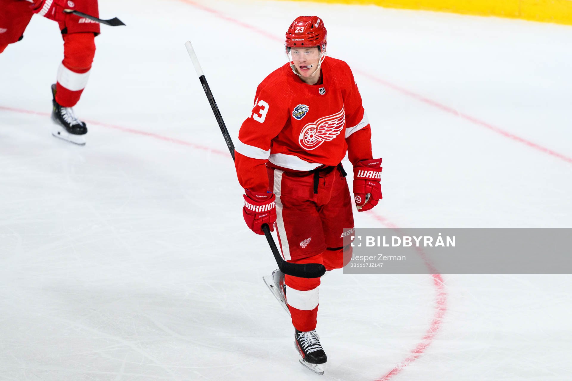 Lucas Raymond of Detroit Red Wings