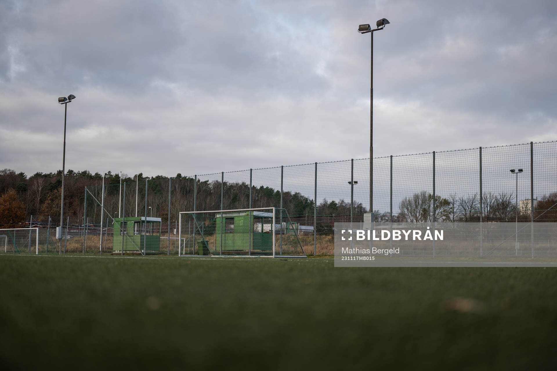 Fotbollsplan på Välens Idrottsområde