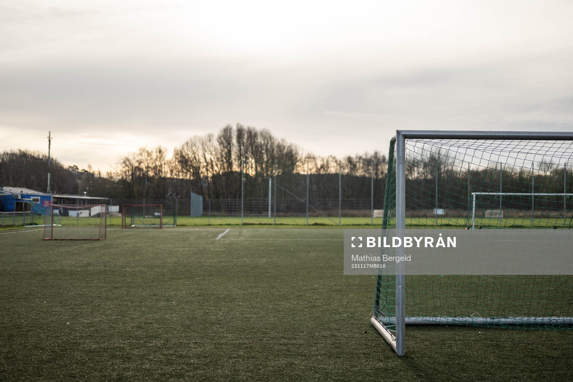 Fotbollsplan på Välens Idrottsområde