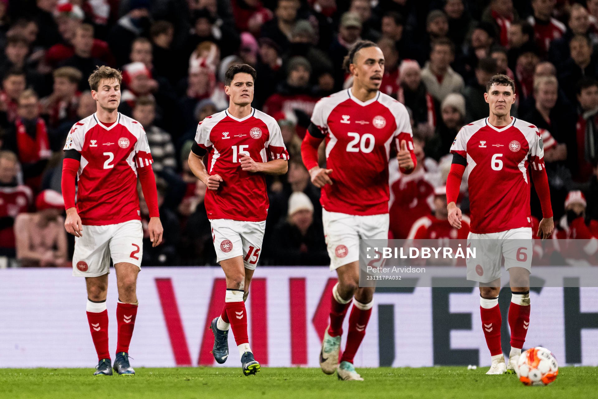 Joachim Andersen, Christian Nørgaard,, Yussuf Poulsen and