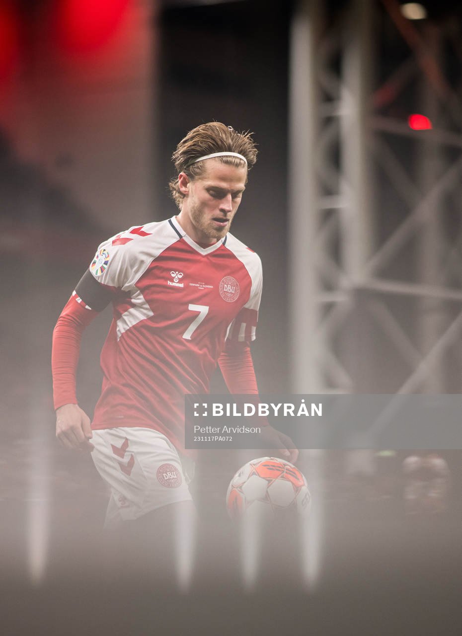 Mathias Jensen of Denmark