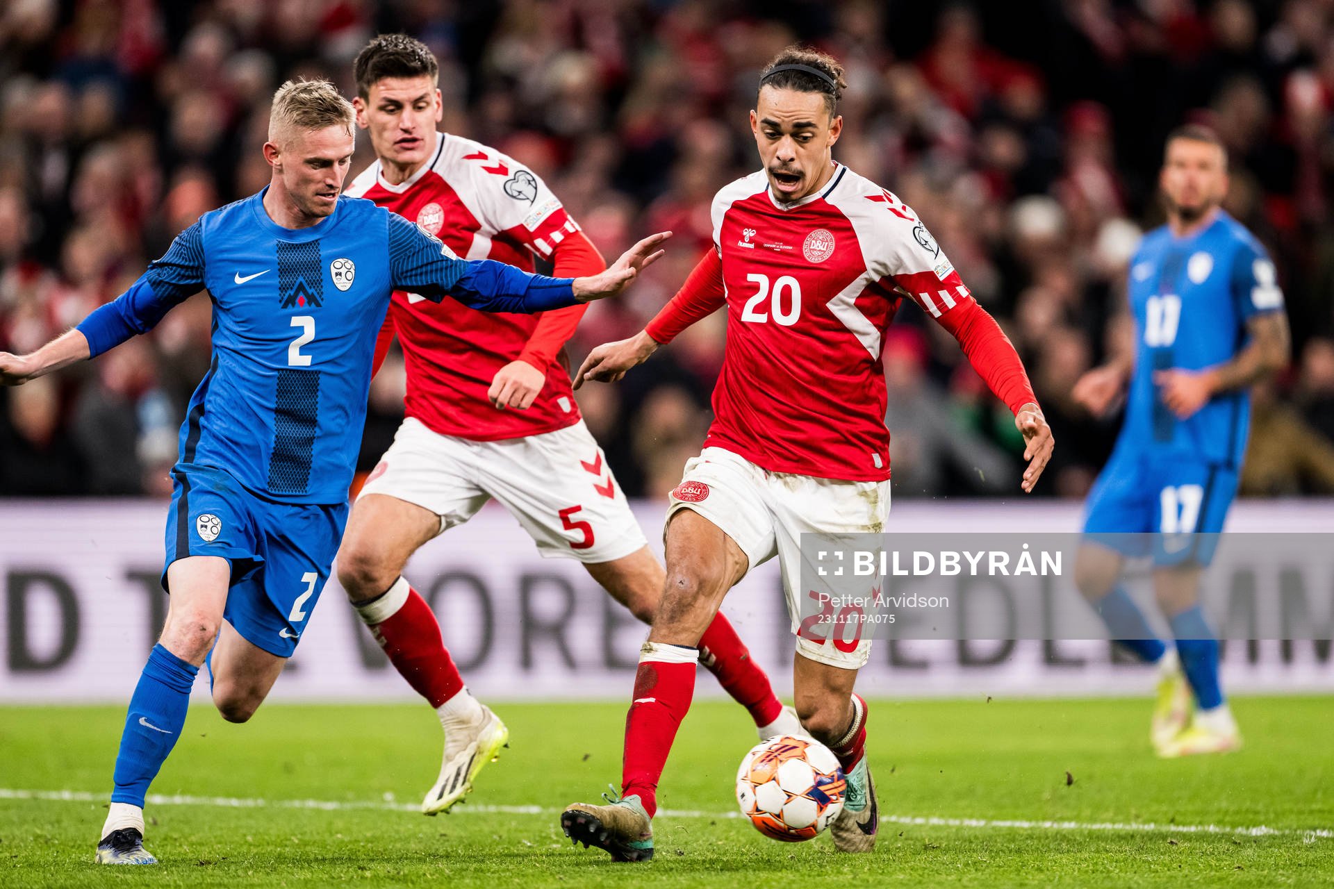 Zan Karnicnik of Slovenia and Yussuf Poulsen of Denmark