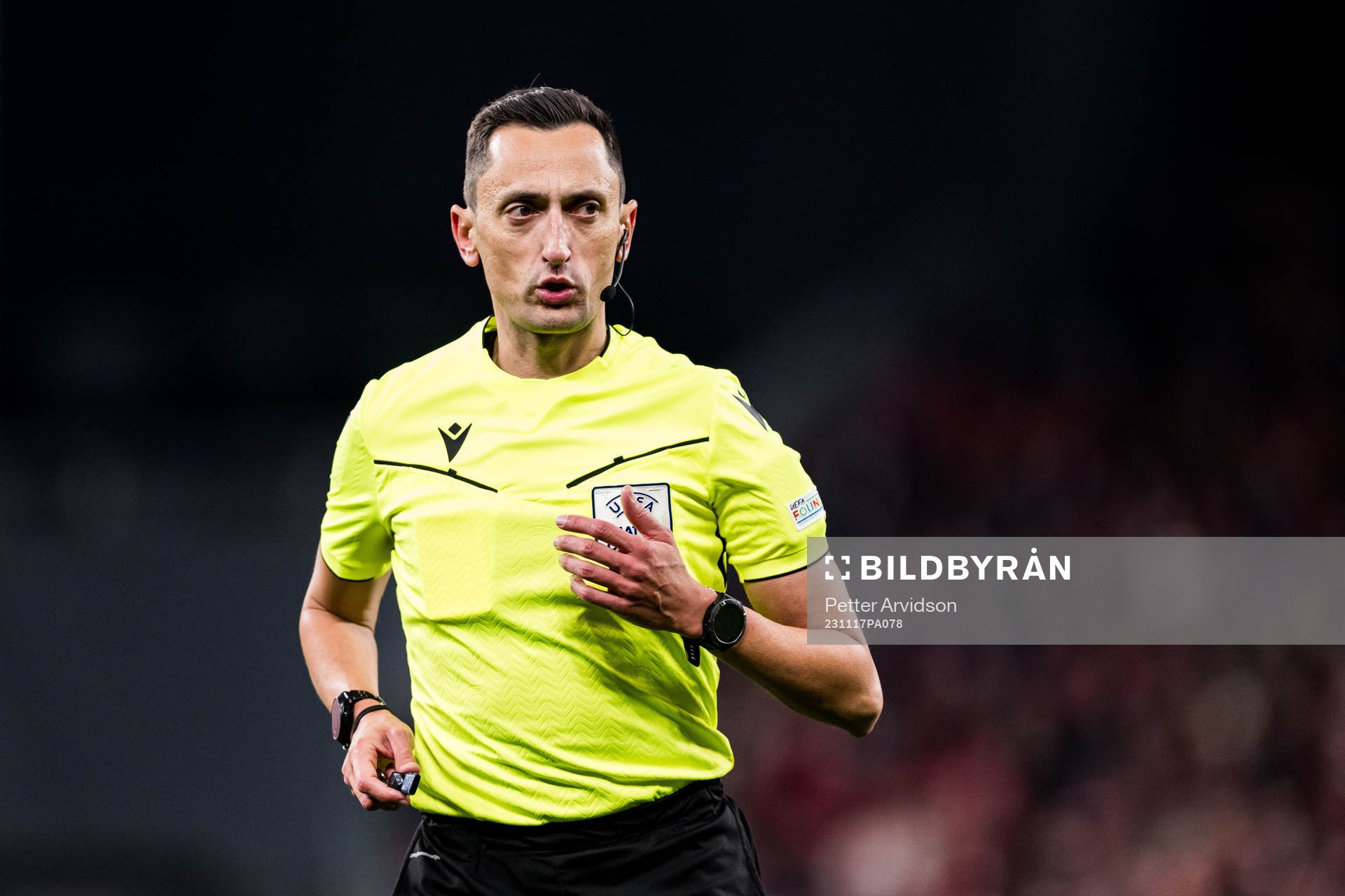 Referee Jose Maria Sanchez Martinez