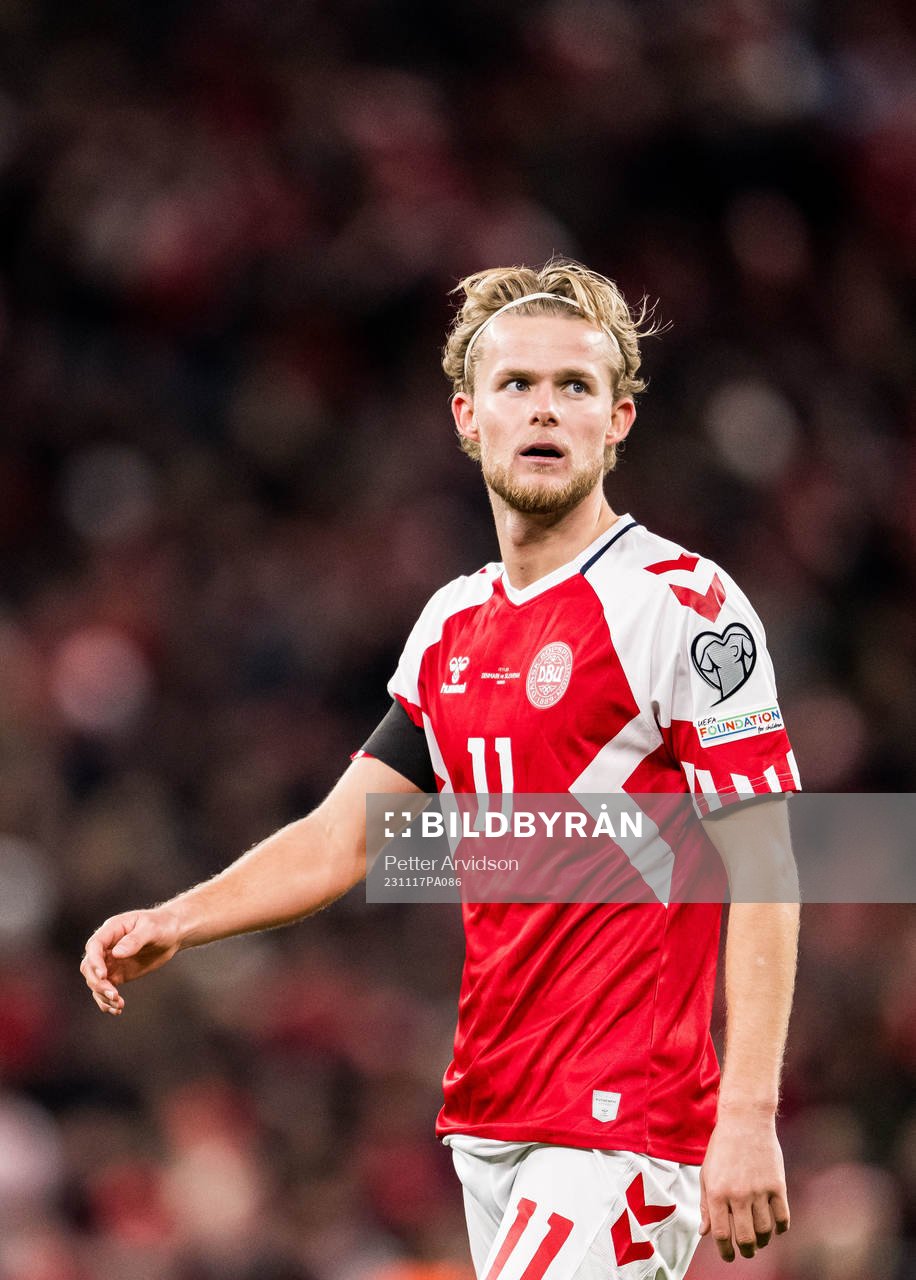 Morten Hjulmand of Denmark