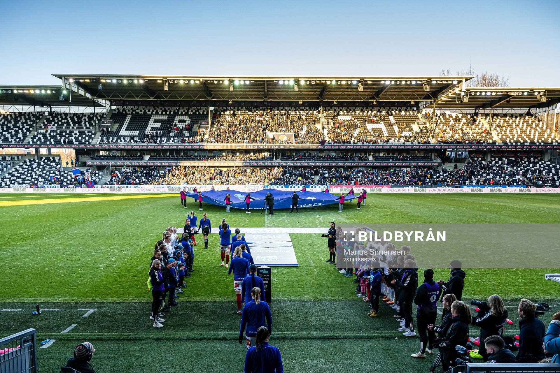 Players of Rosenborg and Vålerenga