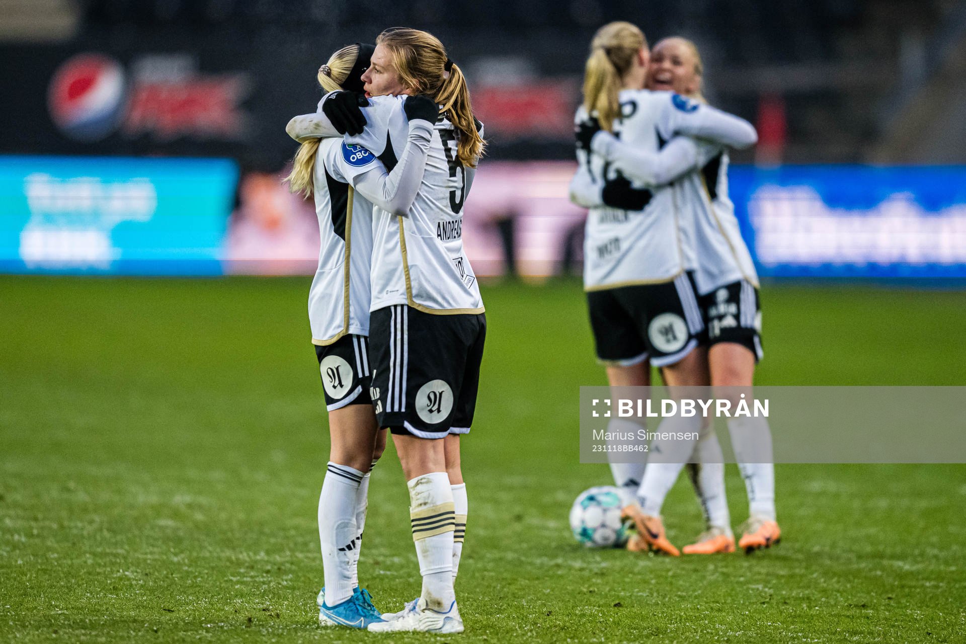 Emilie Marie Joramo and Cesilie Andreassen of Rosenborg