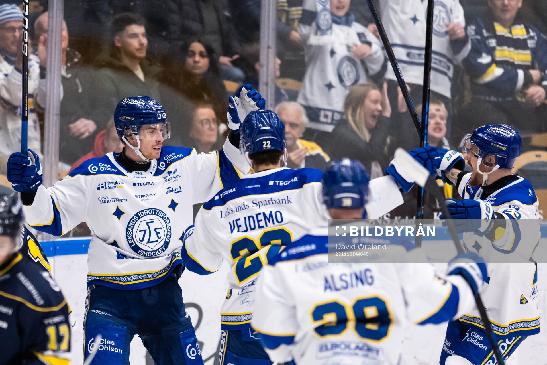 Leksands Peter Cehlarik jublar