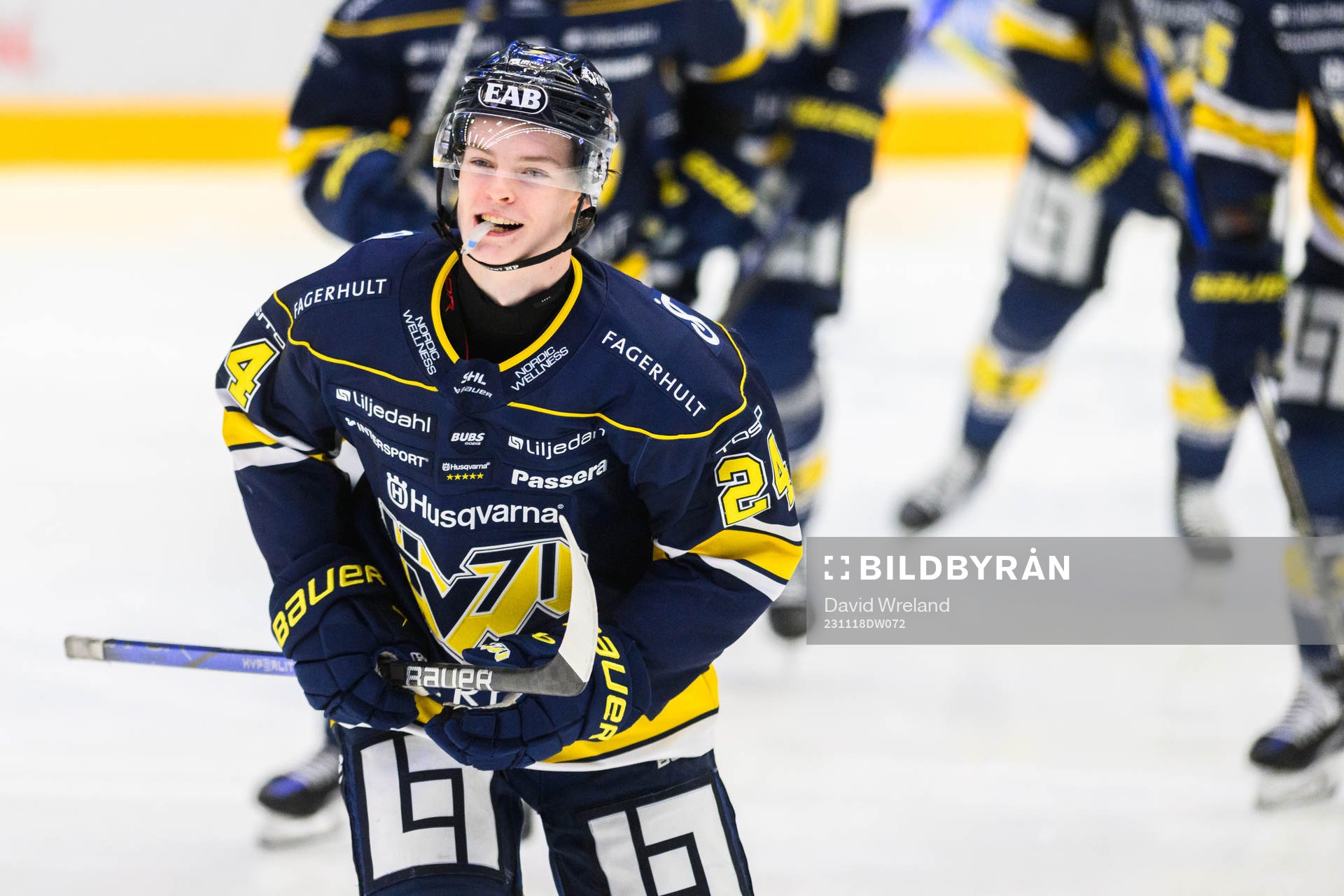 HV71s Åke Stakkestad  jublar