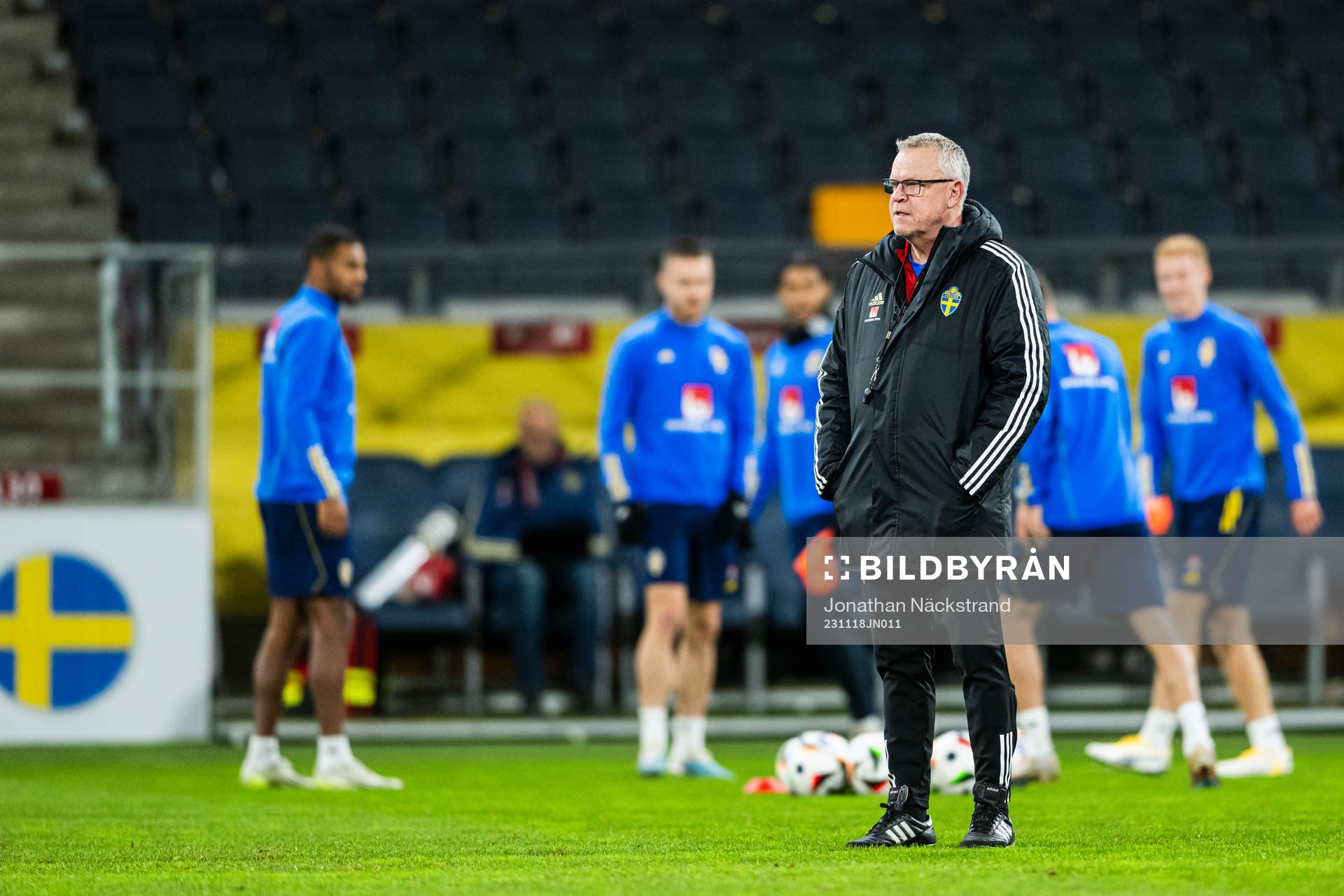 Head coach Janne Andersson of the Swedish national football