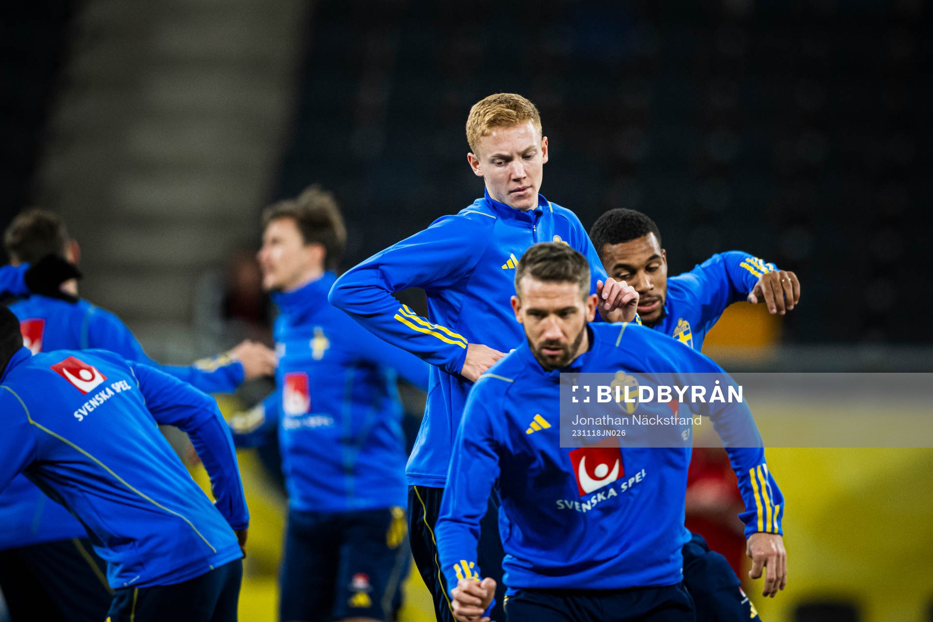 Hugo Larsson of the Swedish national football team