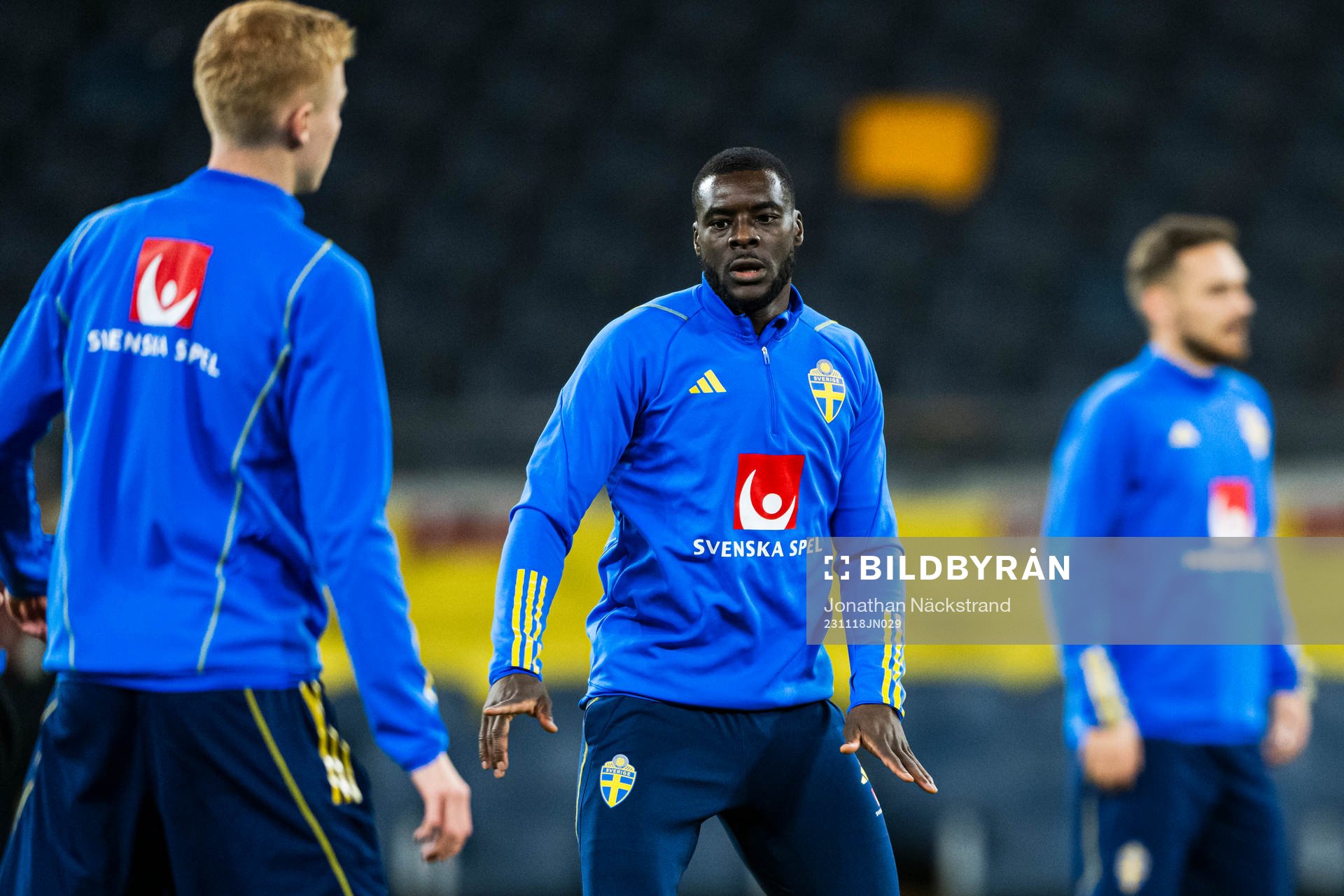 Ken Sema of the Swedish national football team