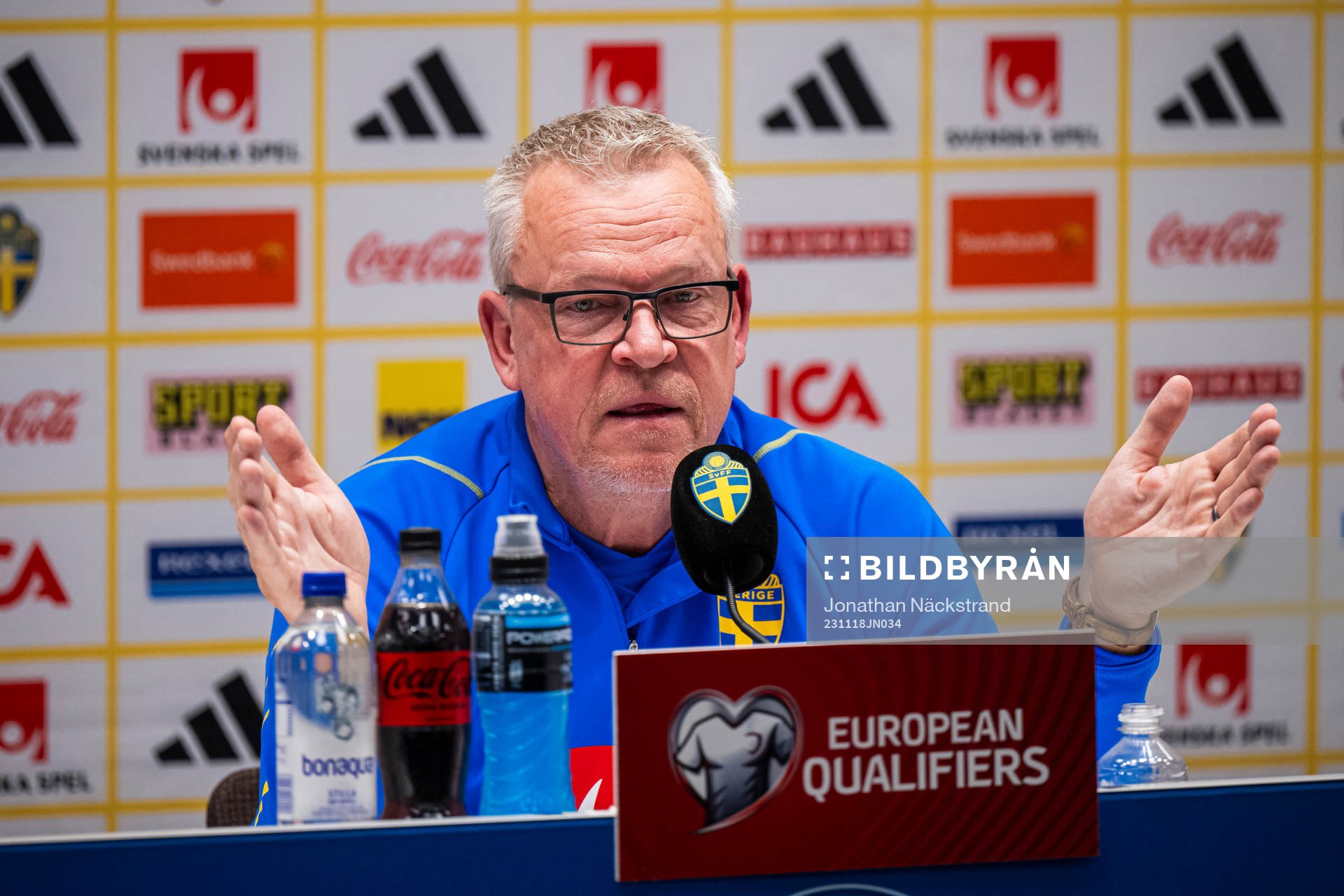 Head coach Janne Andersson of the Swedish national football