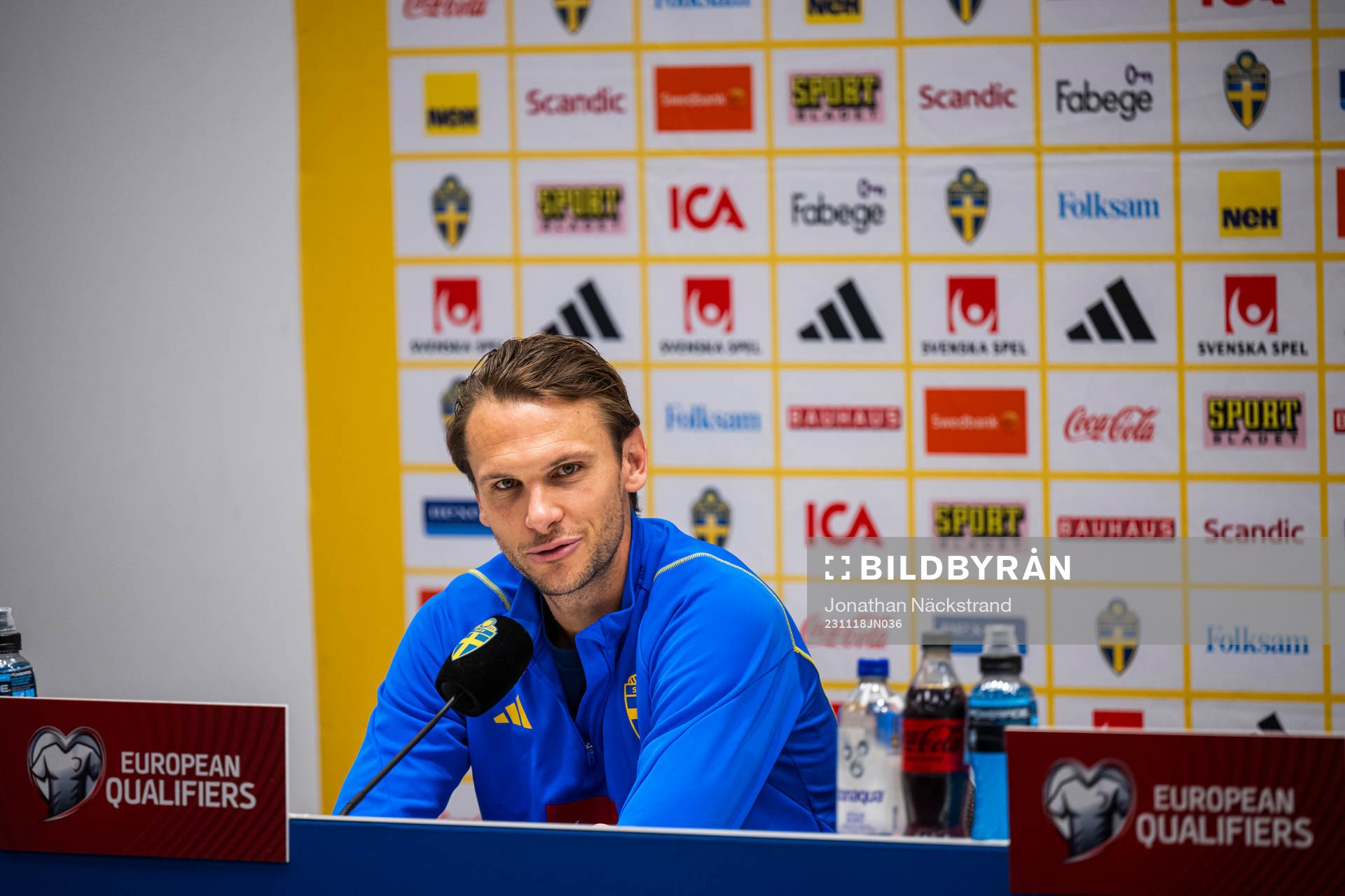 Albin Ekdal of the Swedish national football team