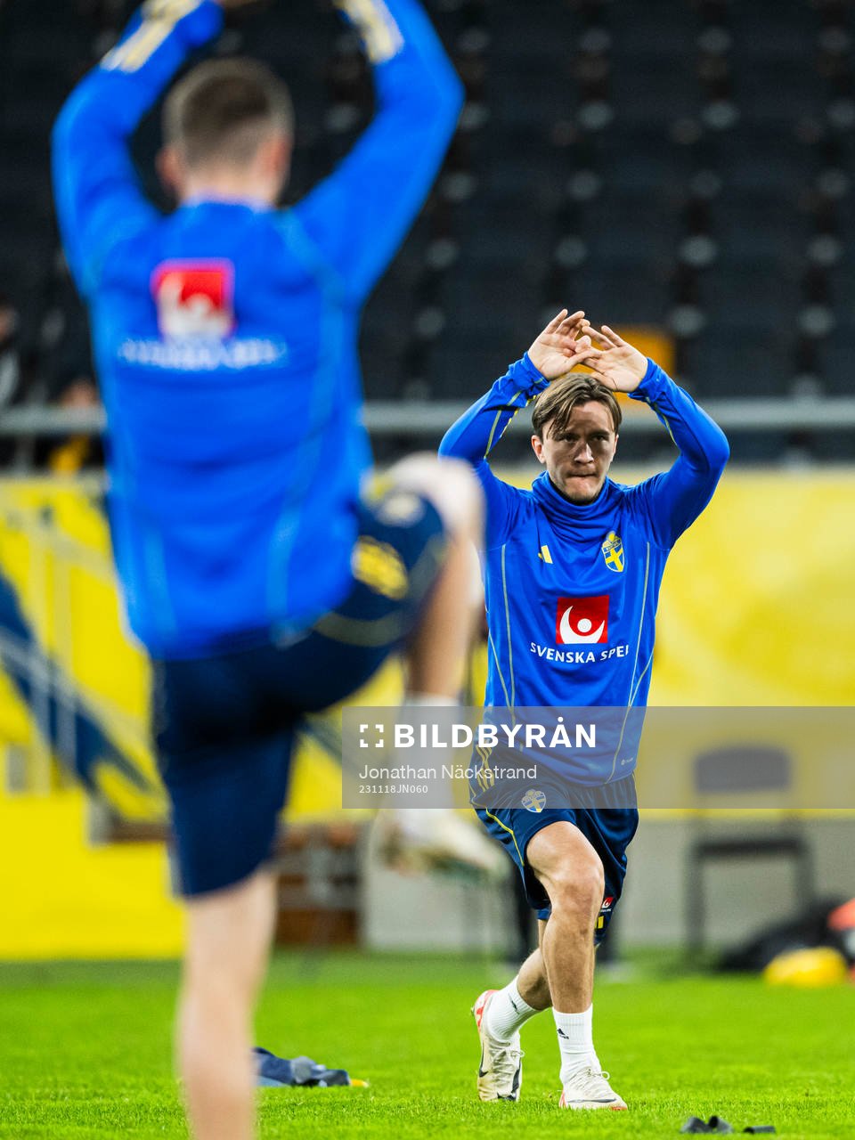 Kristoffer Olsson of the Swedish national football team