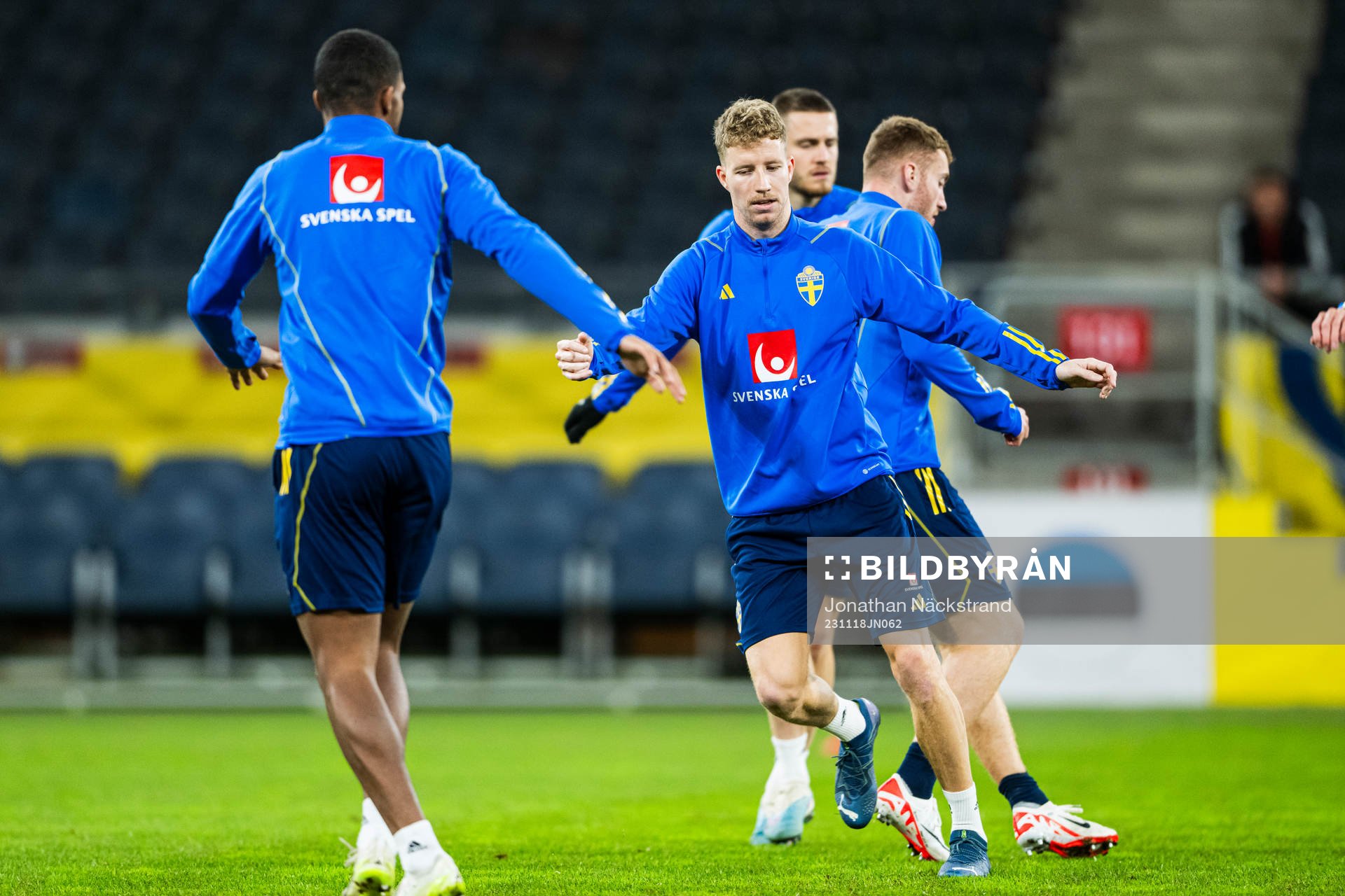 Samuel Gustafson of the Swedish national football team