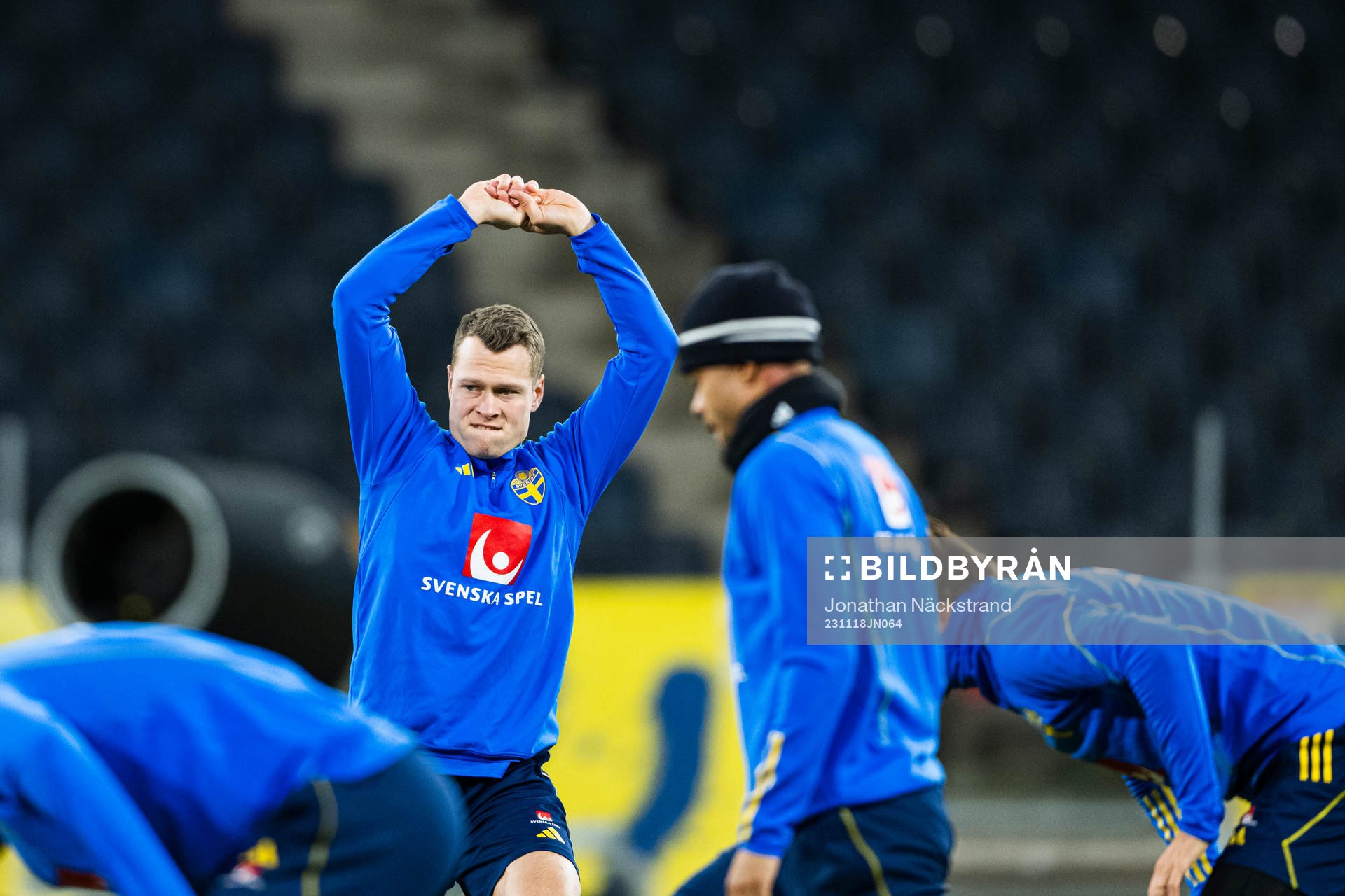 Viktor Claesson of the Swedish national football team