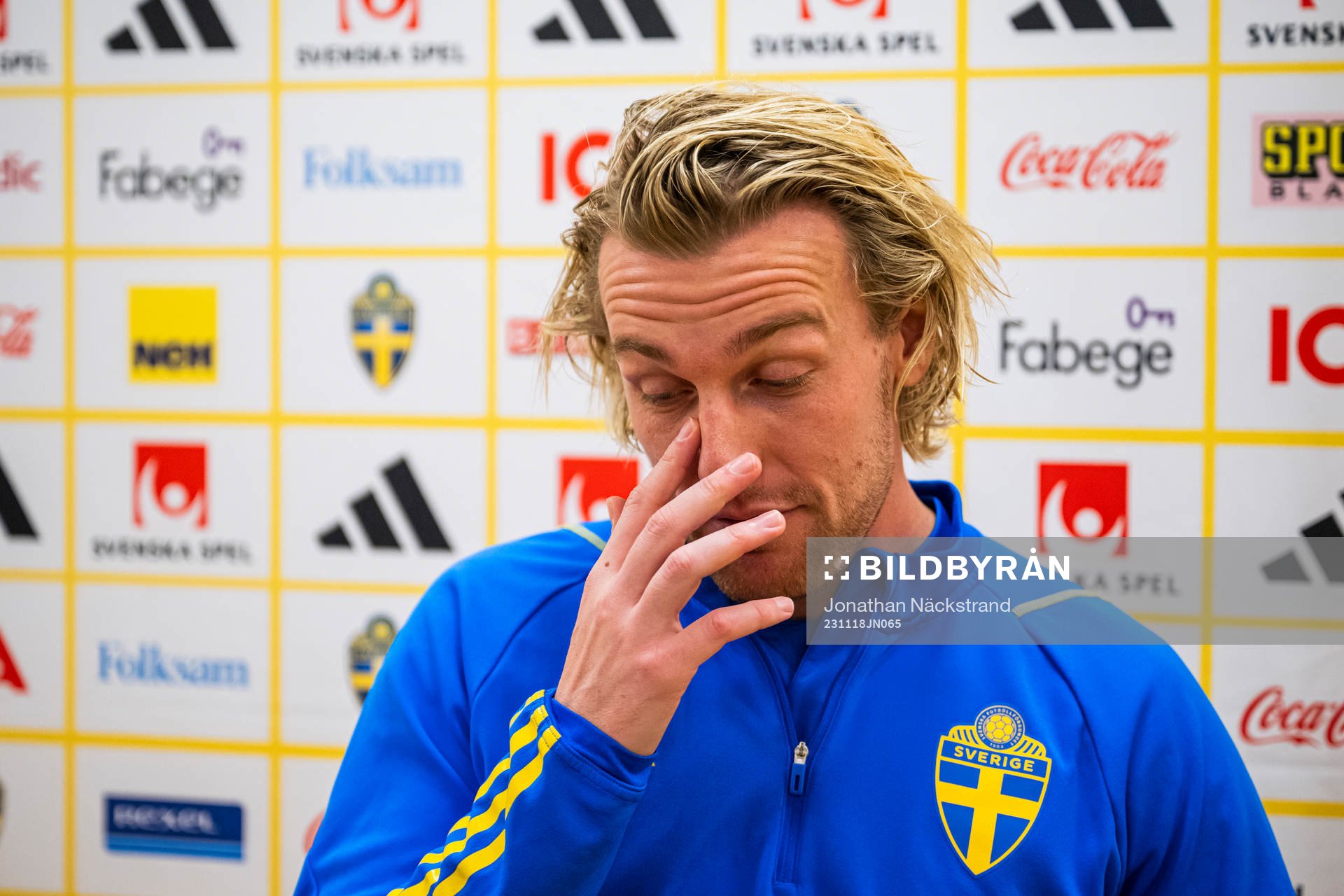 Emil Forsberg of the Swedish national football team