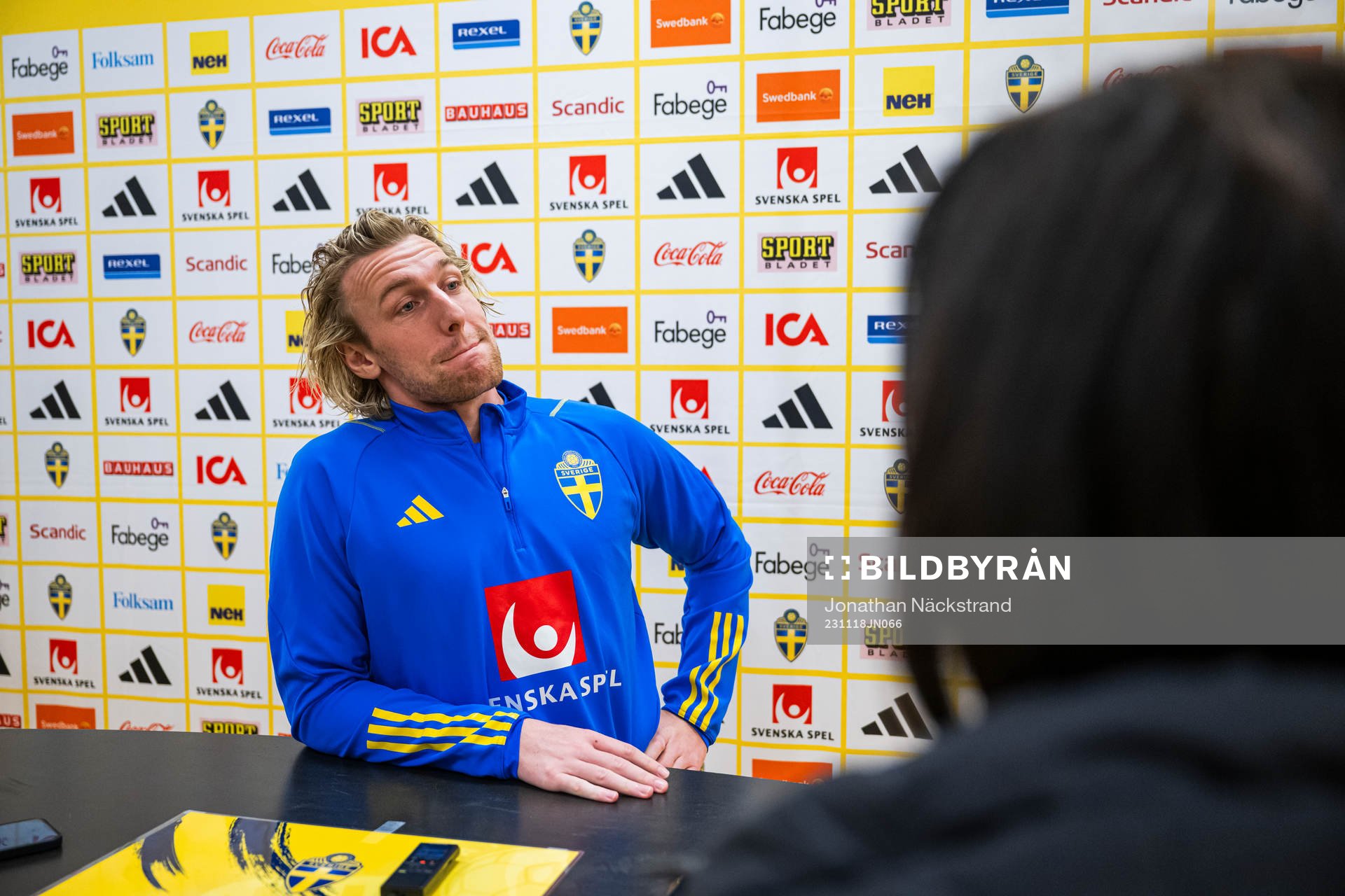 Emil Forsberg of the Swedish national football team