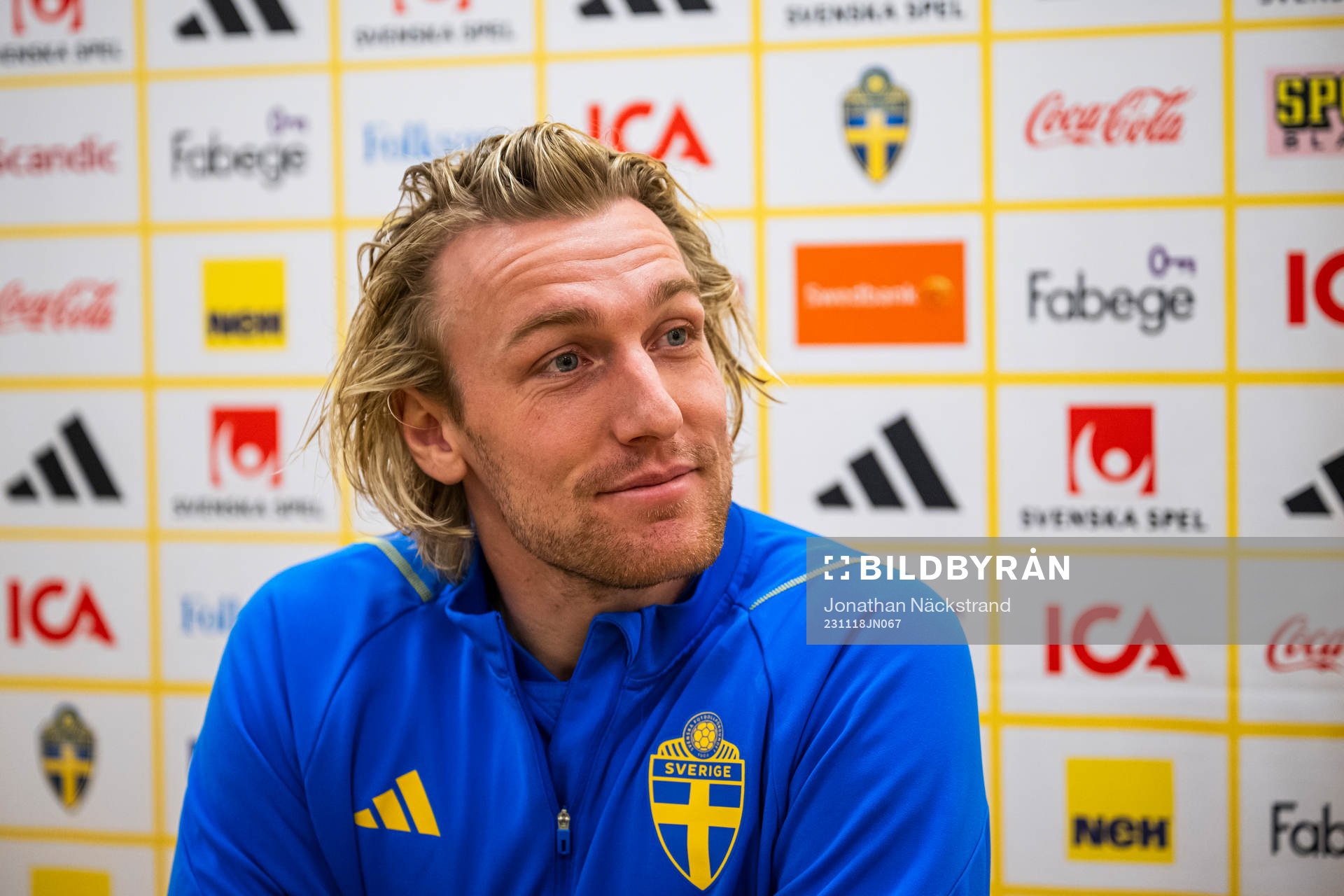 Emil Forsberg of the Swedish national football team