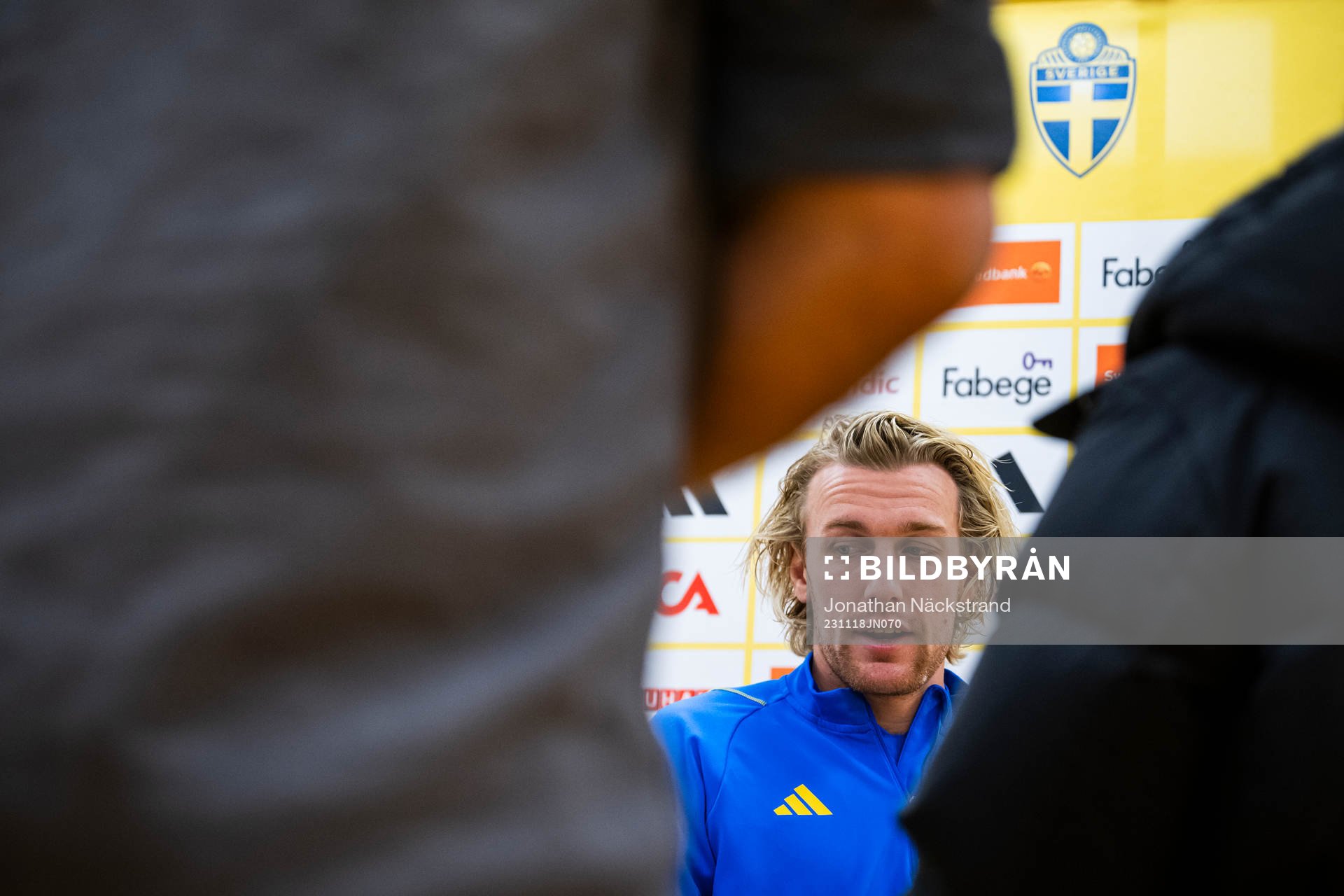 Emil Forsberg of the Swedish national football team