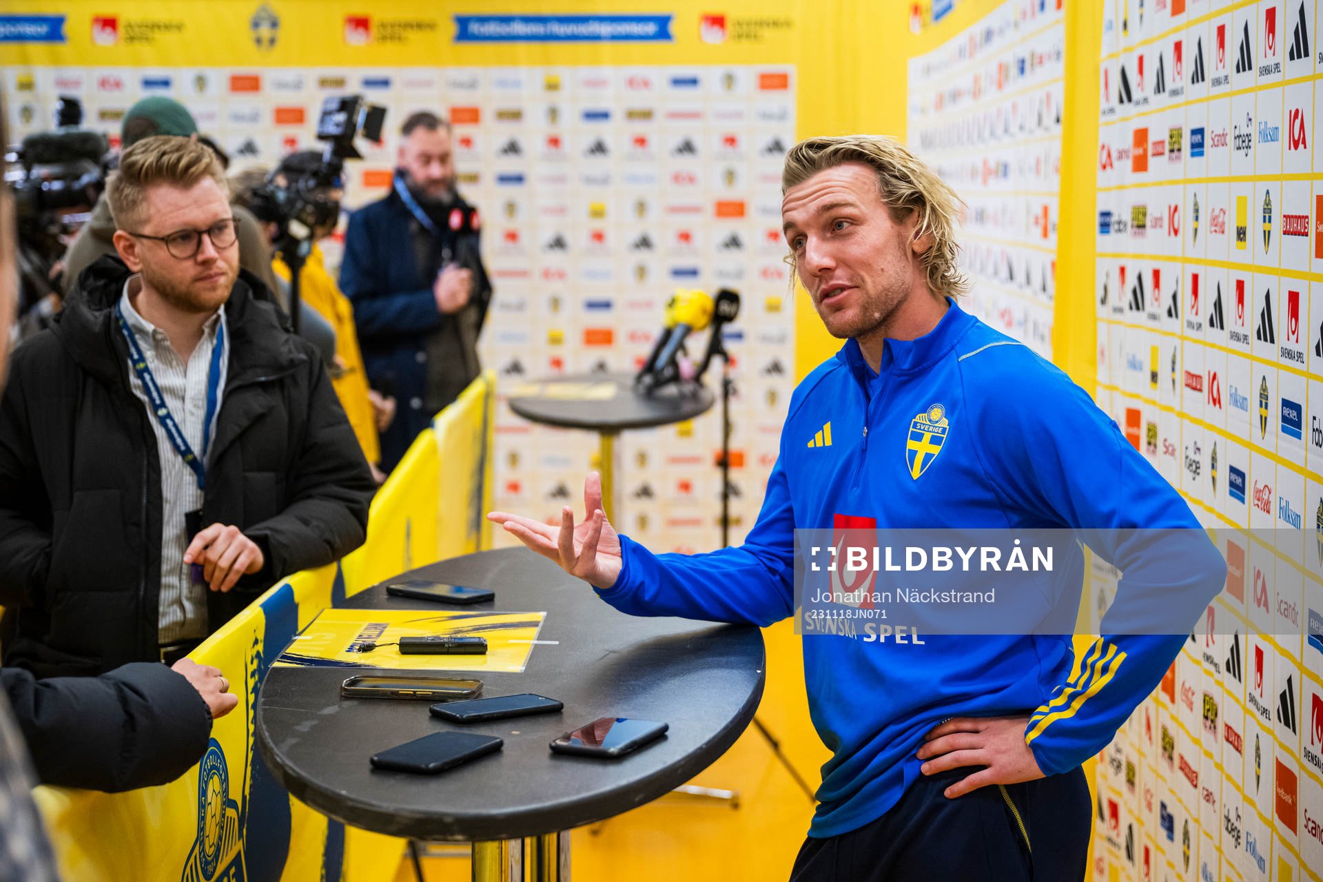 Emil Forsberg of the Swedish national football team