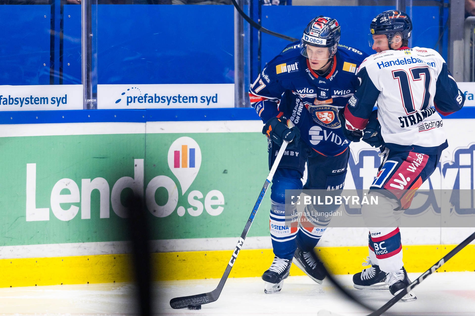 Växjös Gabriel Carlsson och Linköpings Sebastian