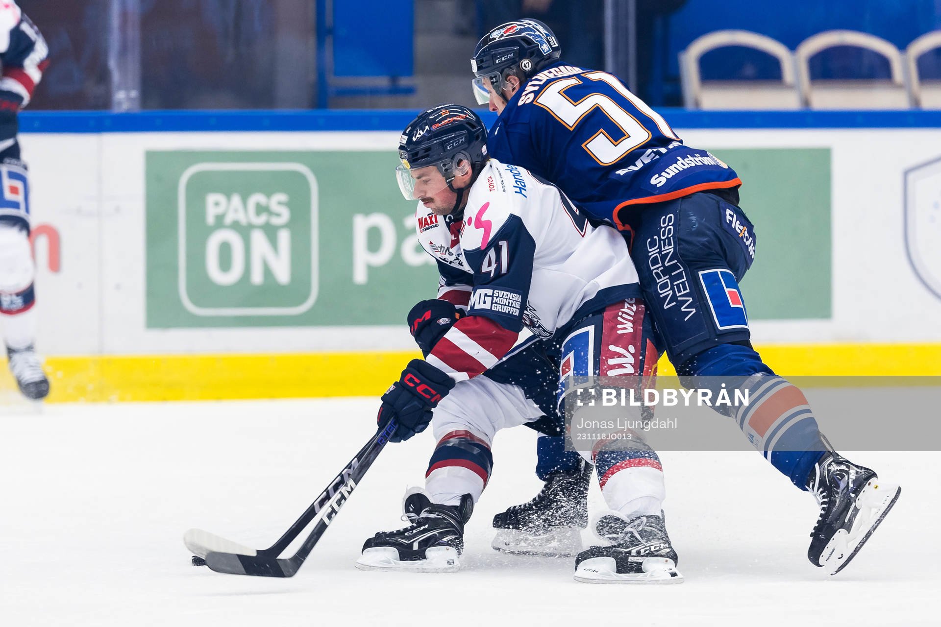 Linköpings Broc Little och Växjös Emil Sylvegård