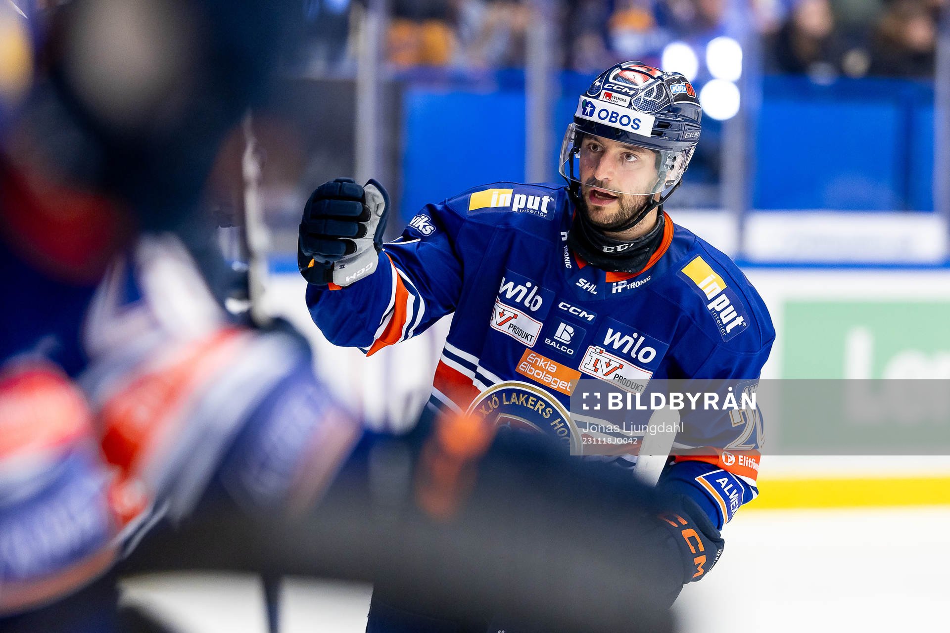 Växjös Tobias Rieder jublar