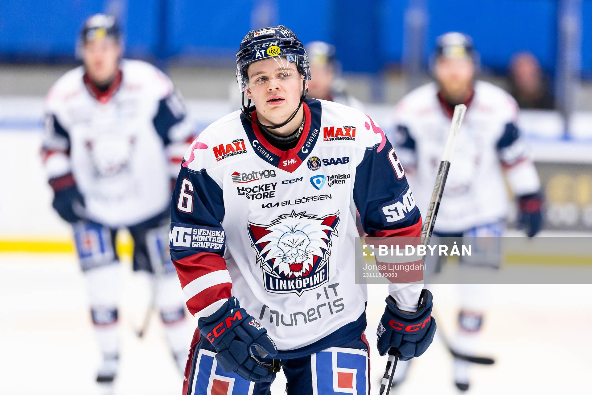 Linköpings Mattias Hävelid jublar