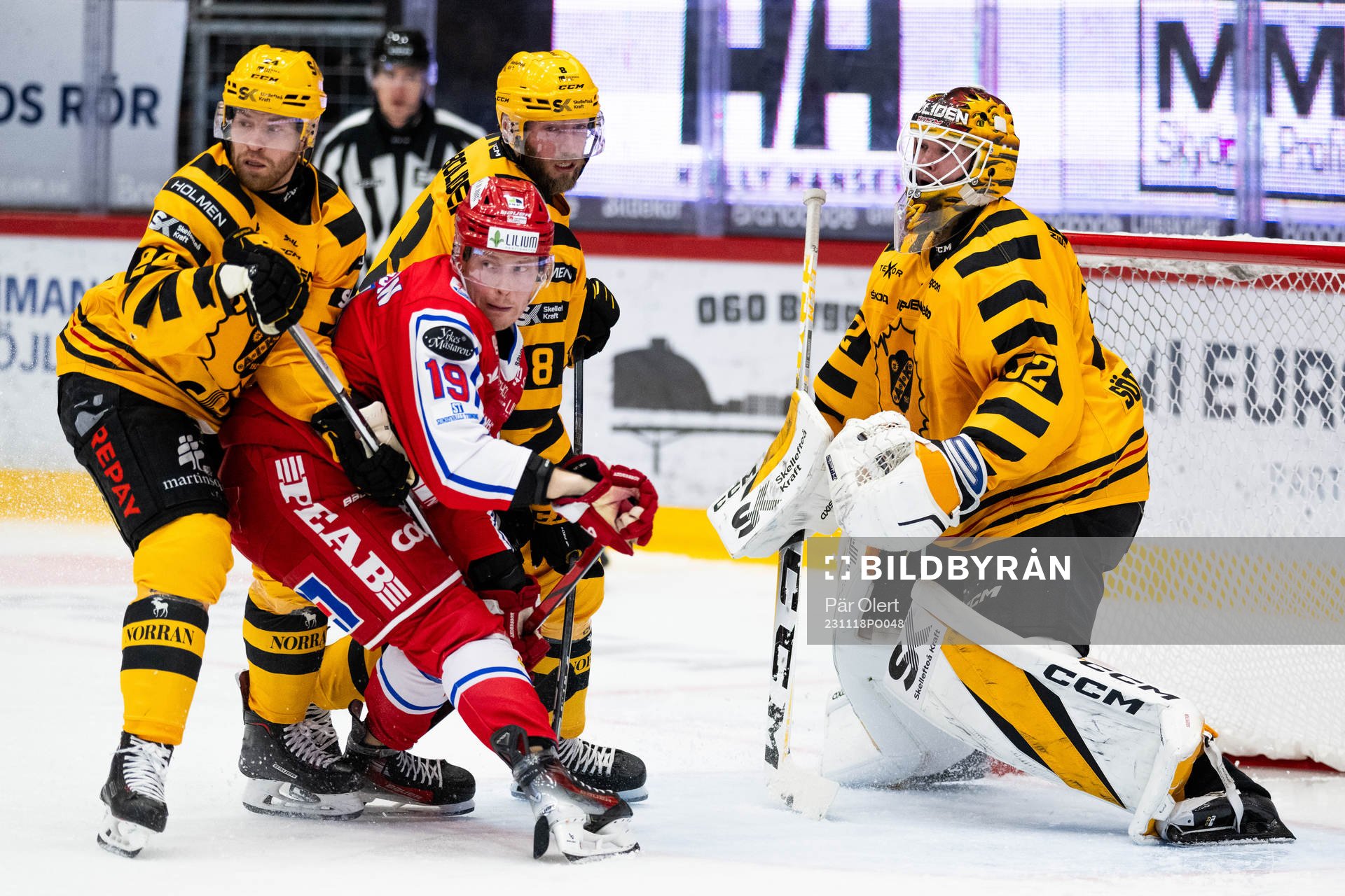Skellefteås Oscar Lindberg och Timrås Erik Andersson