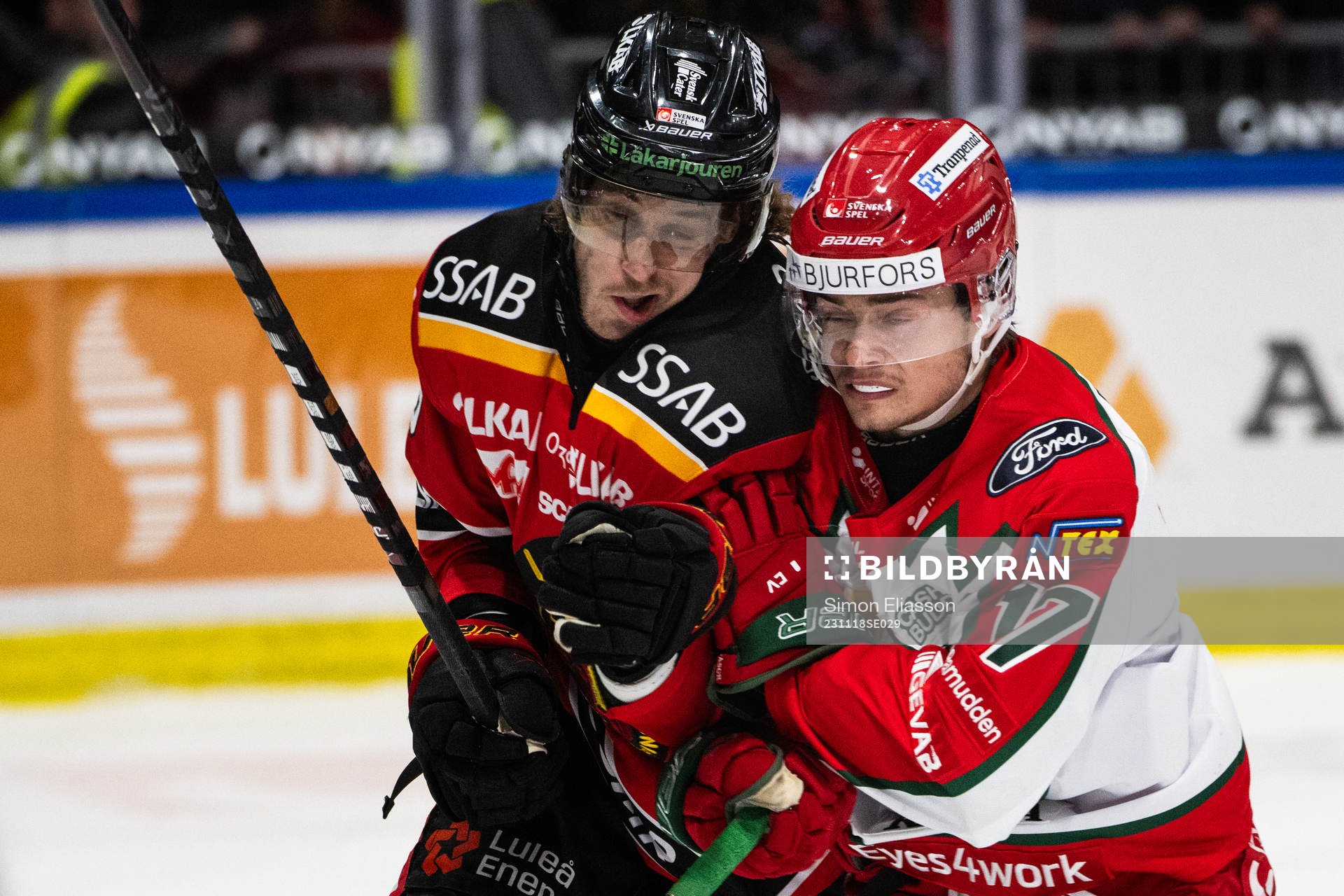 Luleås Mario Kempe och Frölundas Isac Born