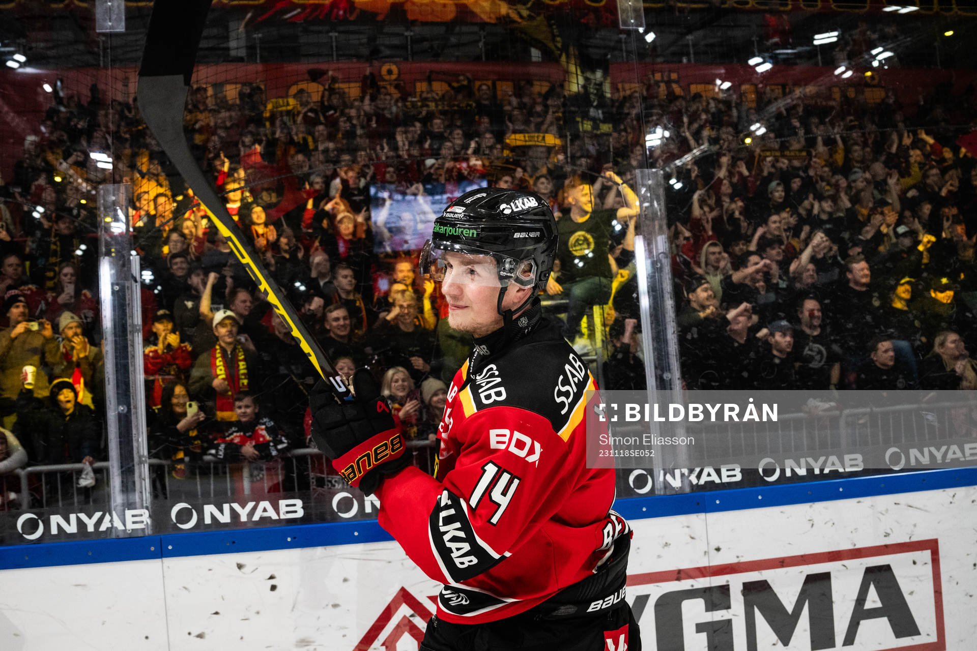 Luleås Jonas Berglund jublar