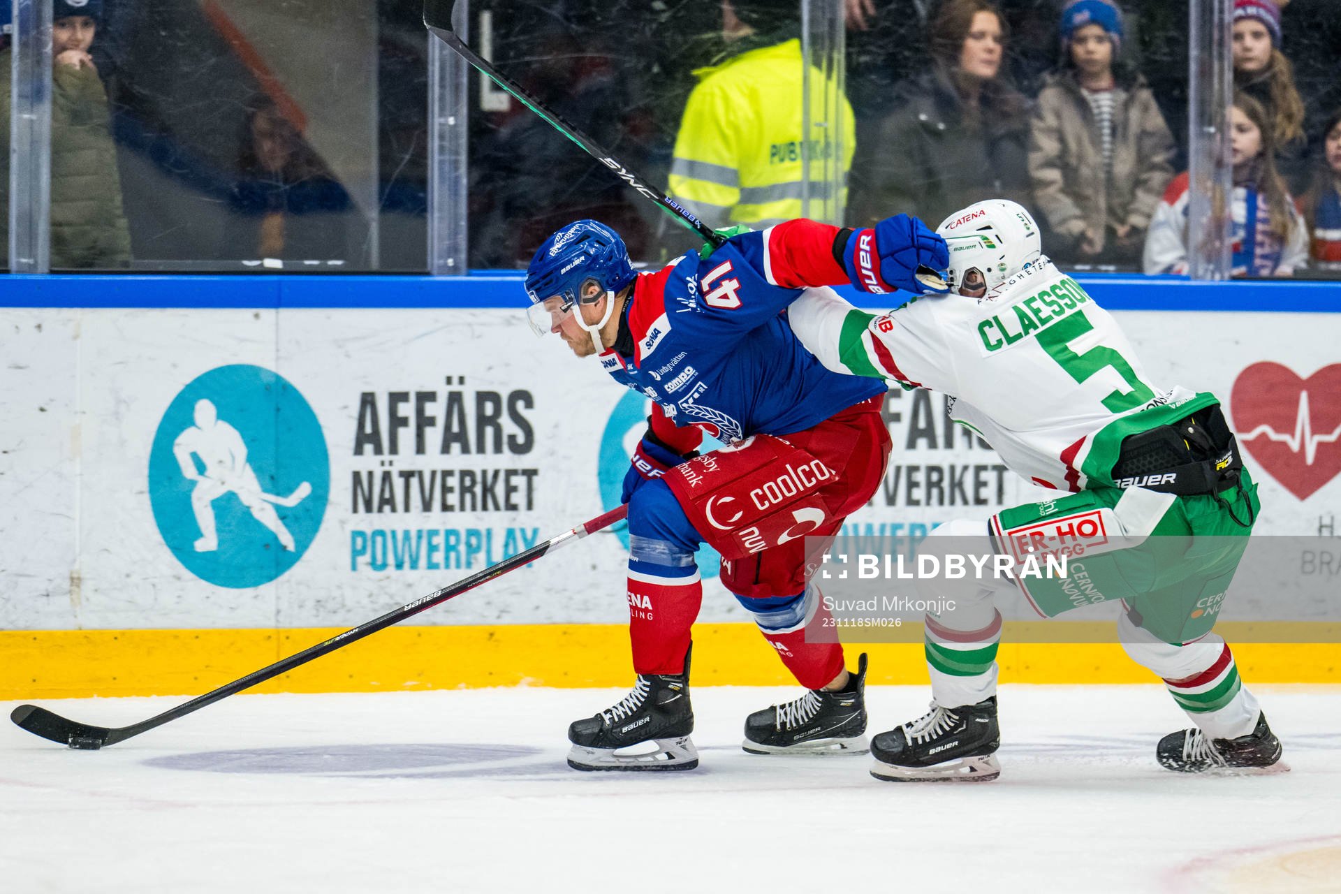 Oskarshamns Johan Johnsson och Rögles Ludvig Claesson