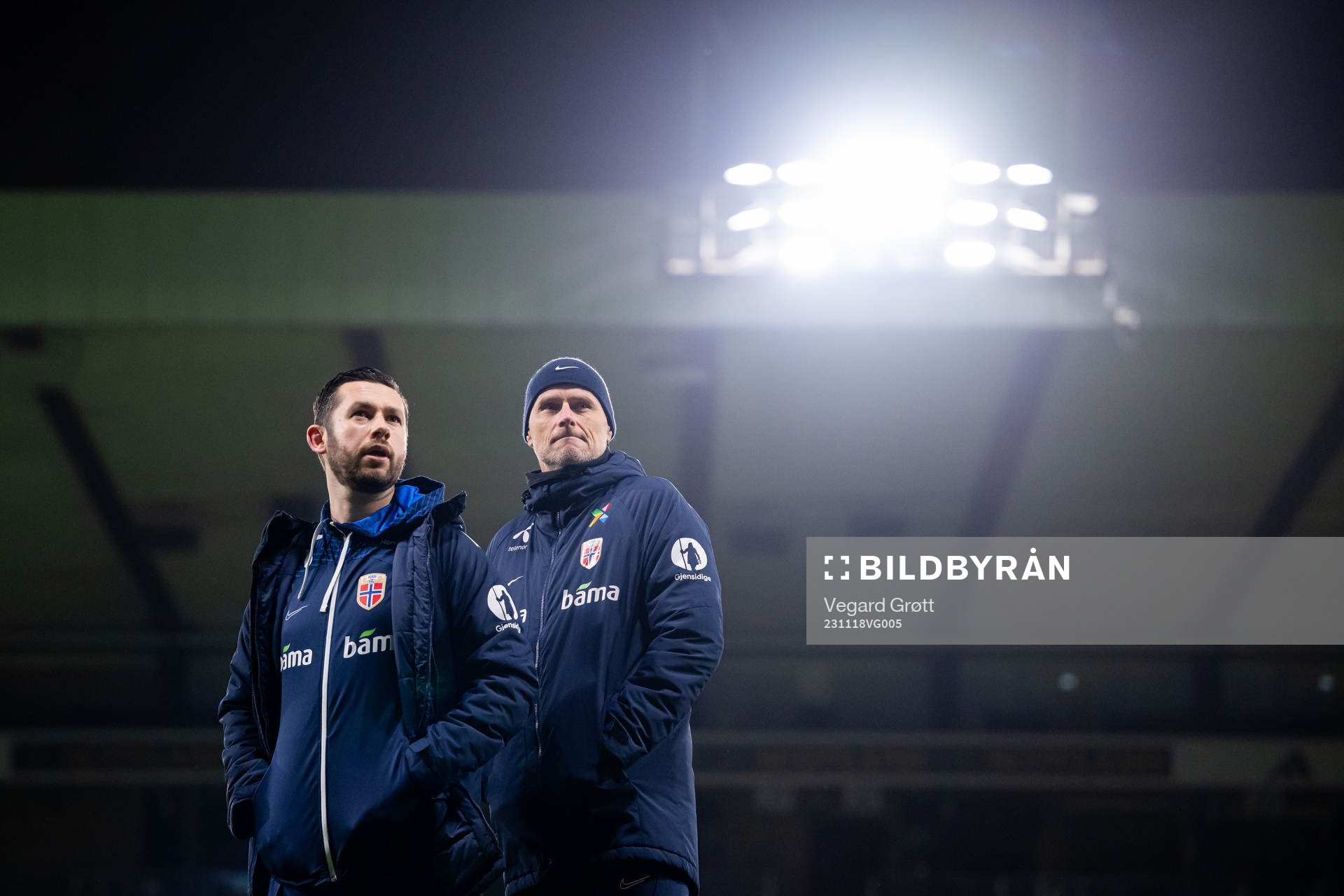 Andrew Findlay, performance analyst, and Ståle Solbakken,