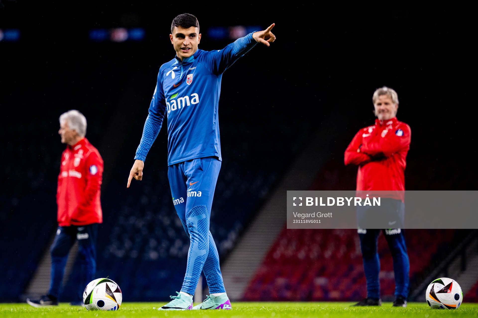 Mohamed Elyounoussi of the Norwegian national football team