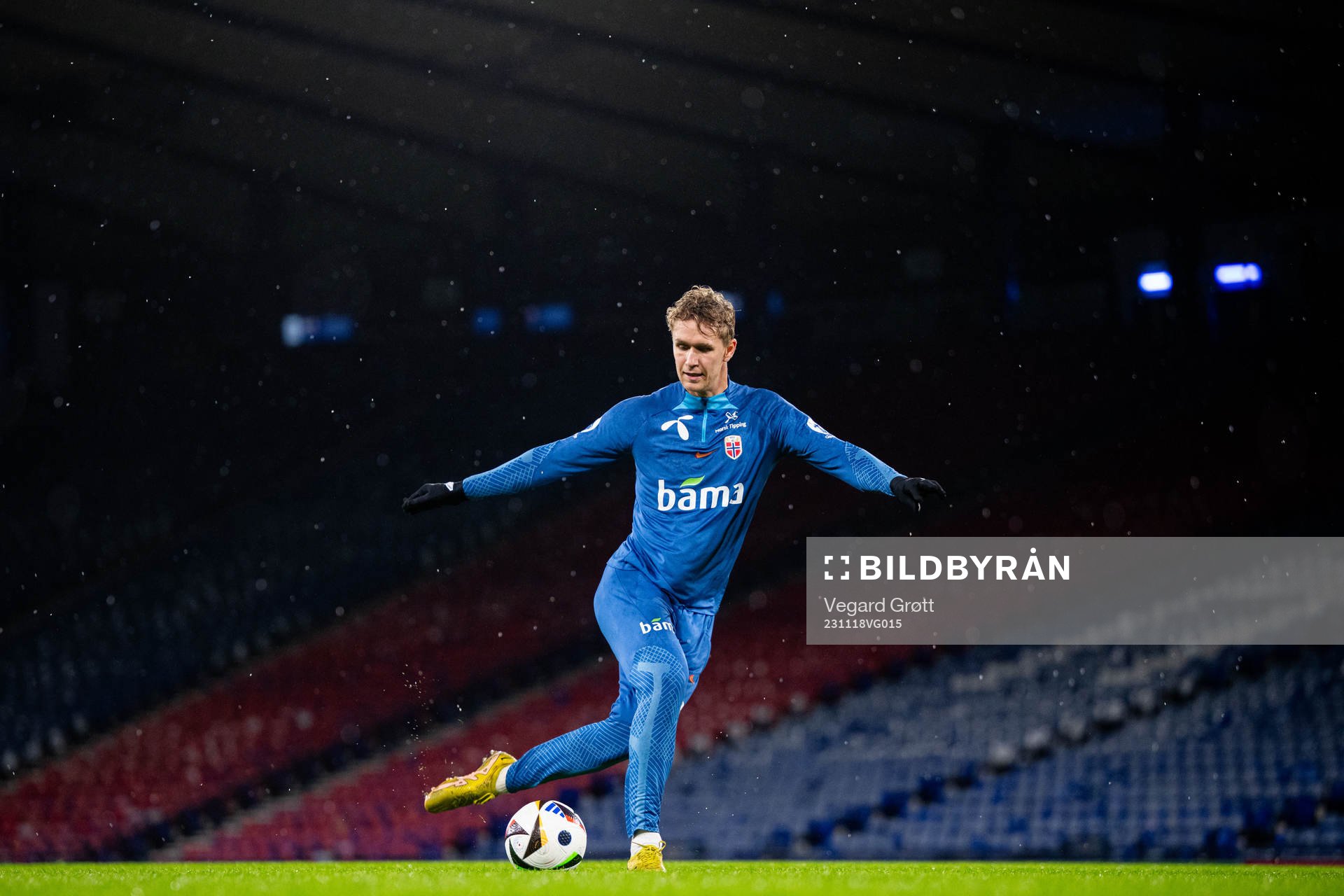 Ola Solbakken of the Norwegian national football team