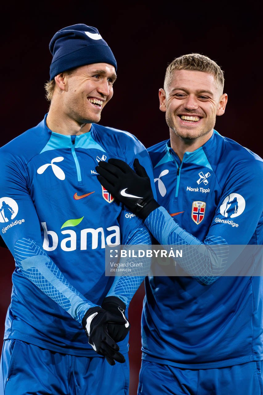 Ola Solbakken and Julian Ryerson of the Norwegian national