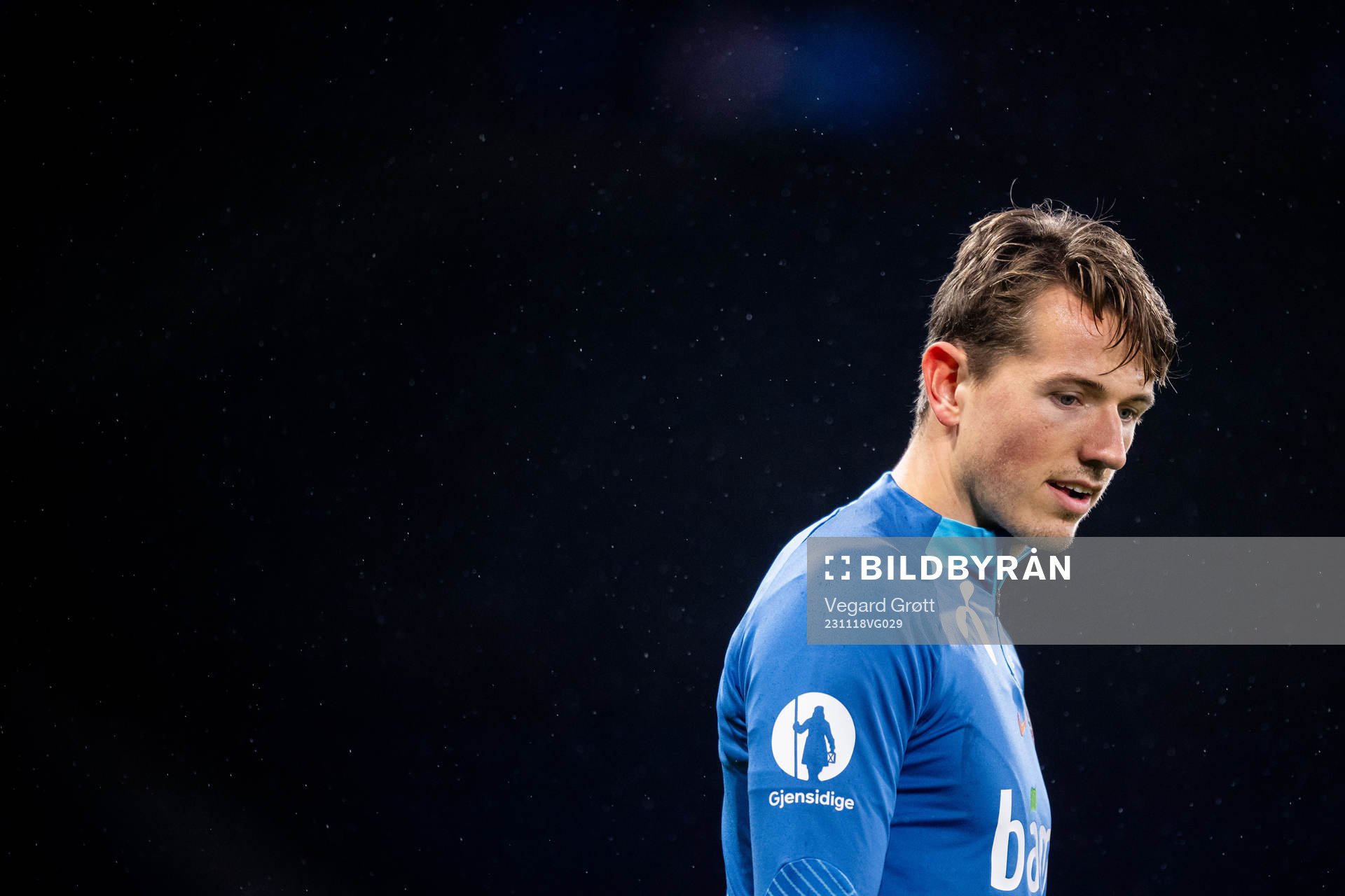 Sander Berge of the Norwegian national football team