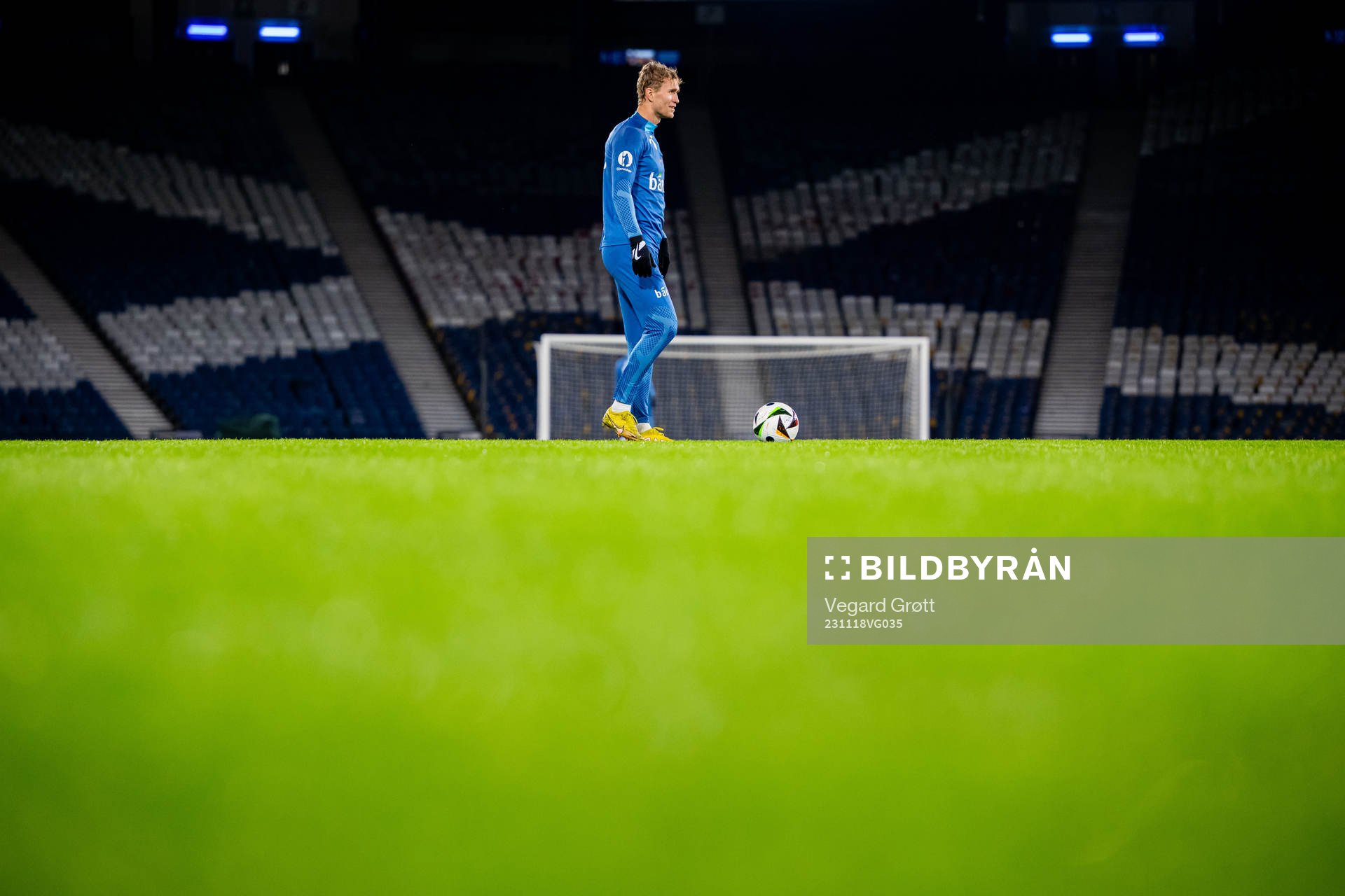 Ola Solbakken of the Norwegian national football team