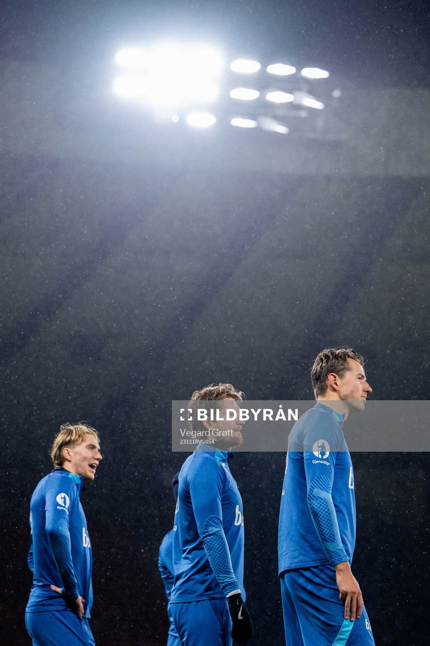 Kristian Thorstvedt, Stefan Strandberg and Sander Berge of