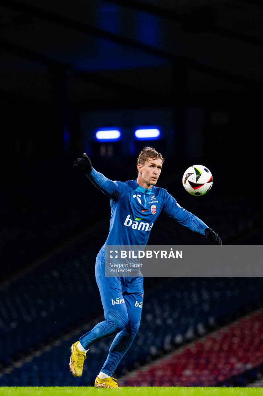 Ola Solbakken of the Norwegian national football team