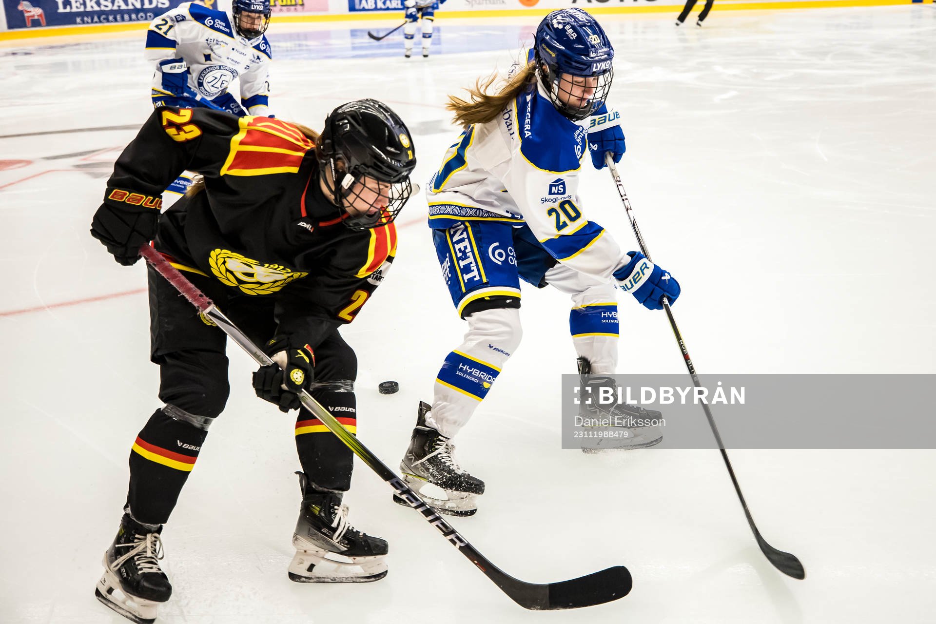 Brynäs Moa Wernblom och Leksands Tatum Amy
