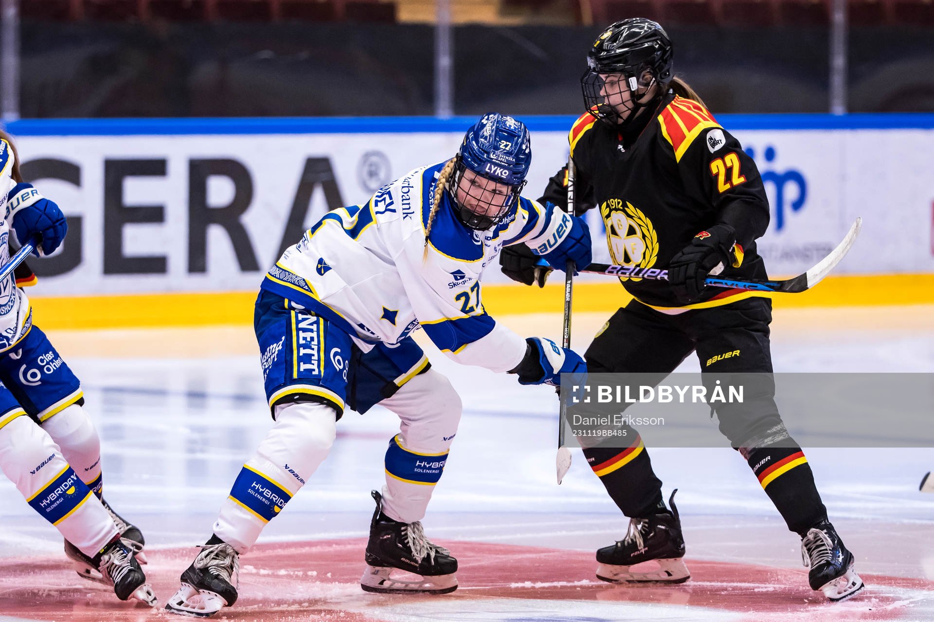 Leksands Shay Maloney och Brynäs Hanna Thuvik