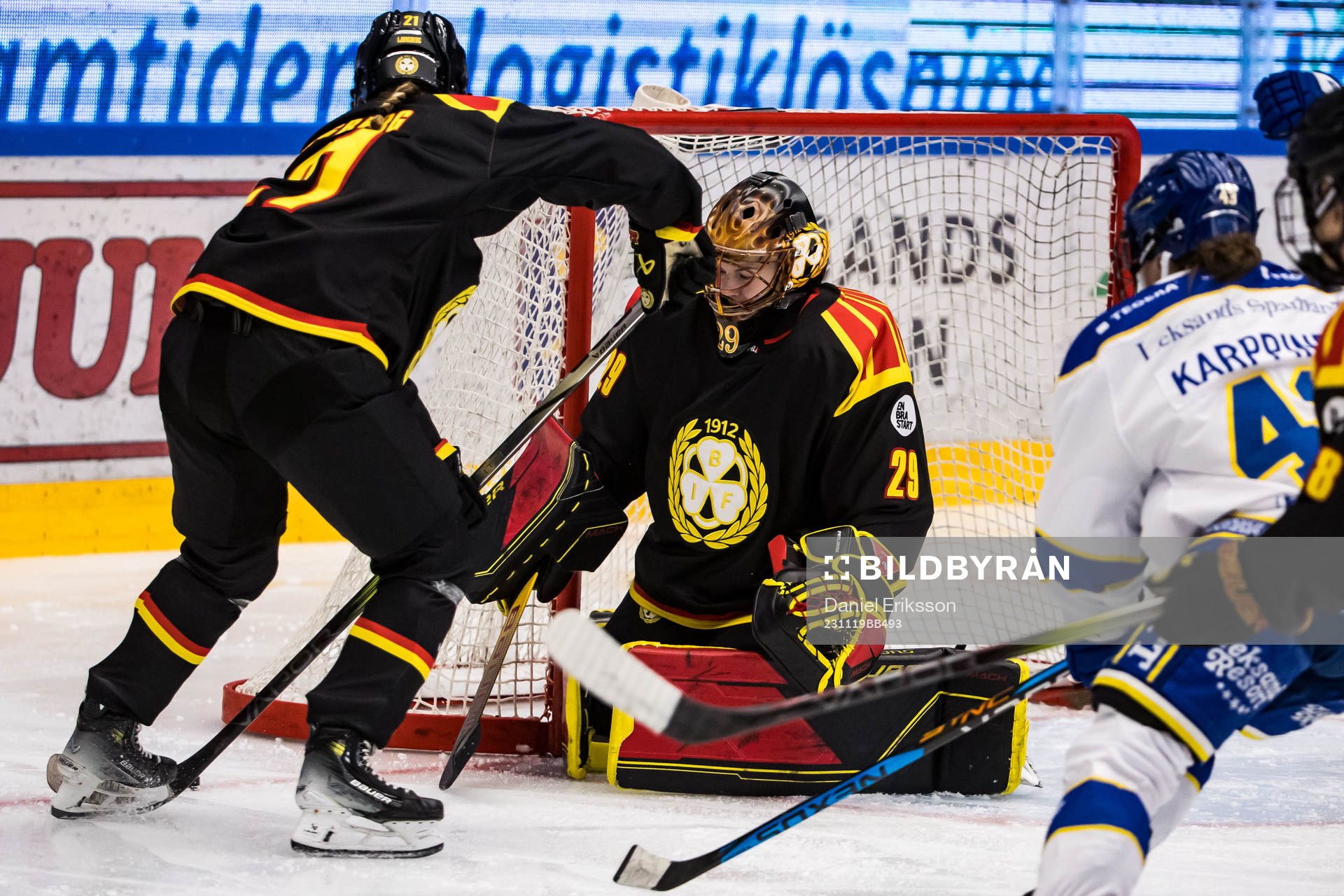 Brynäs IFs målvakt Klara Peslarova