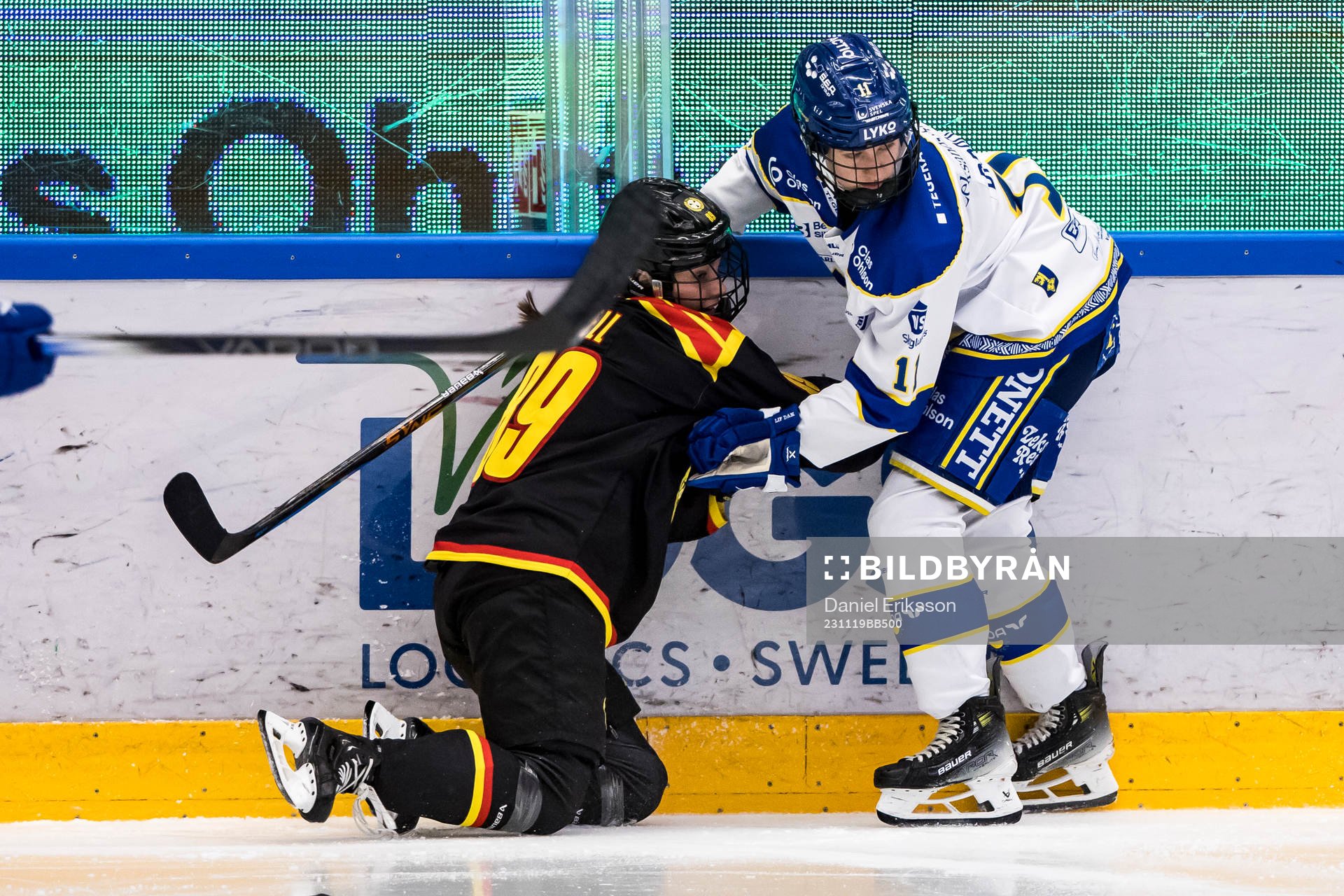 Brynäs Stella Lindell och Leksands Fanny Brolin